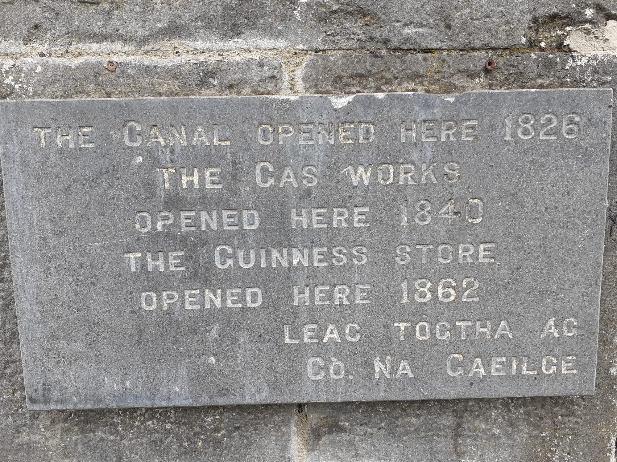 2020 08 05th Grand Canal Ballinasloe Line, information plaque