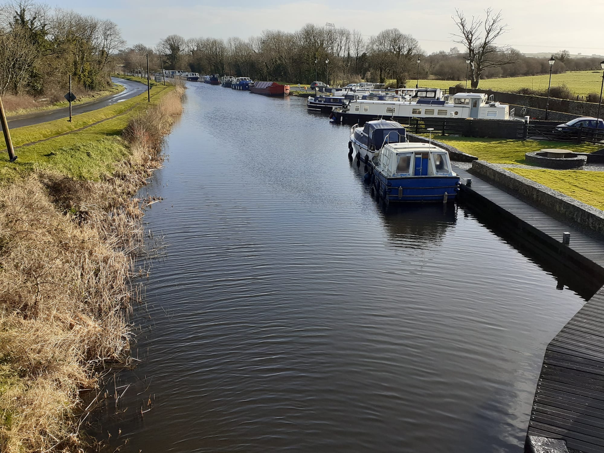2020 03 01st Grand Canal Shannon Harbour  Griffith Bridge eastward