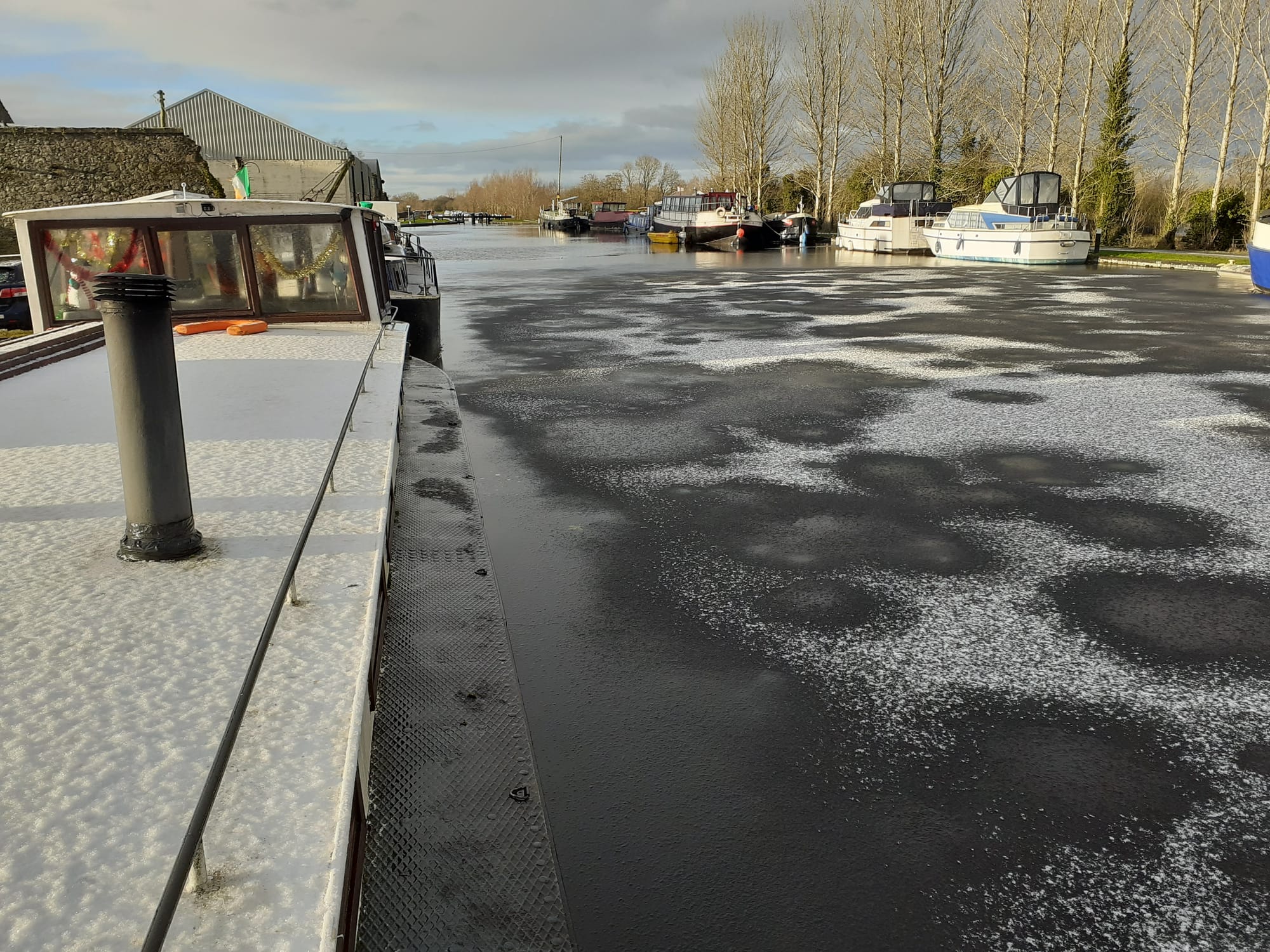 2020 11 20th Grand Canal Shannon Harbour winter sunset