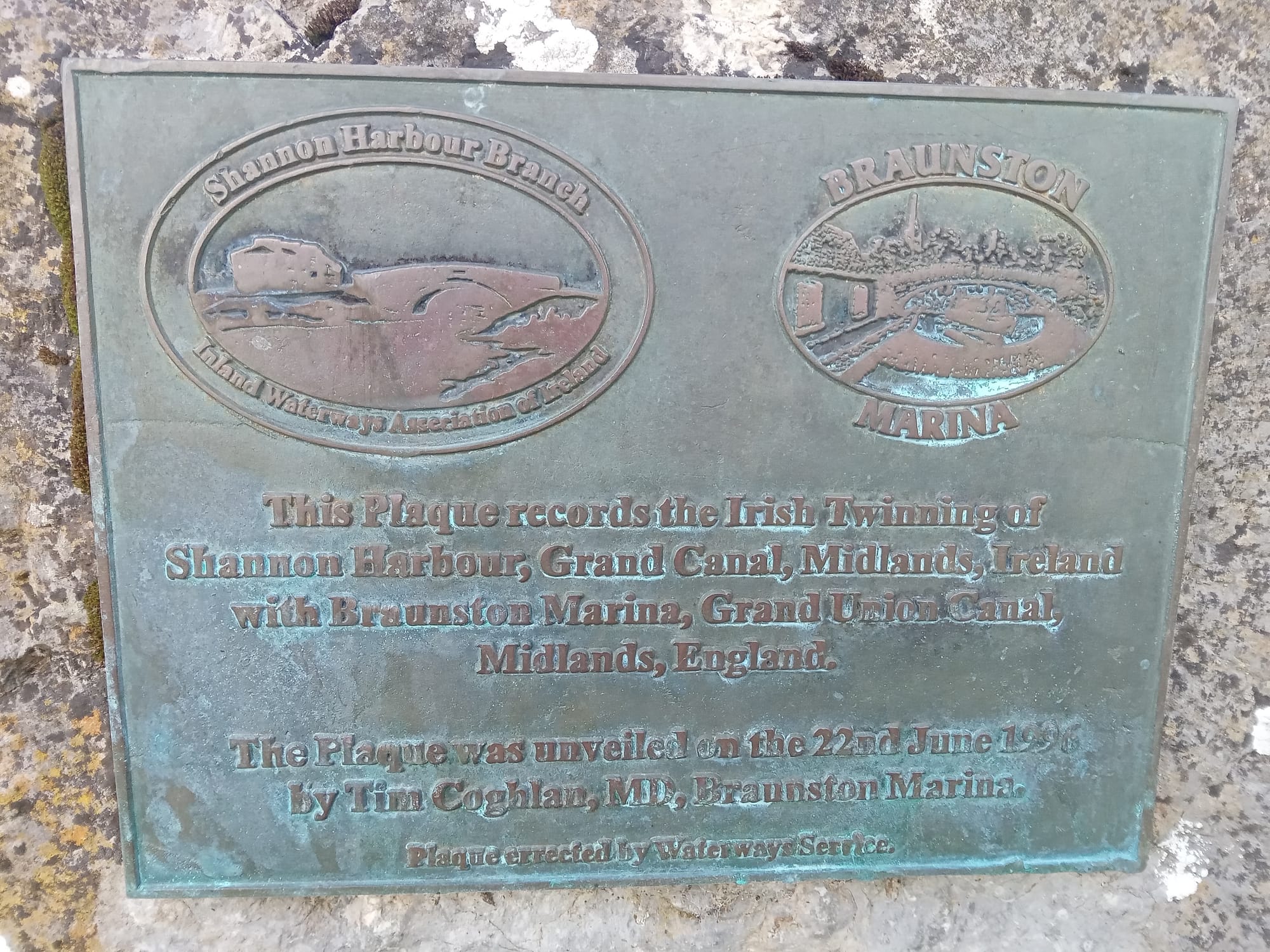 2025 06 20th Grand Canal Shannon Harbour twinned with GUC Braunston UK