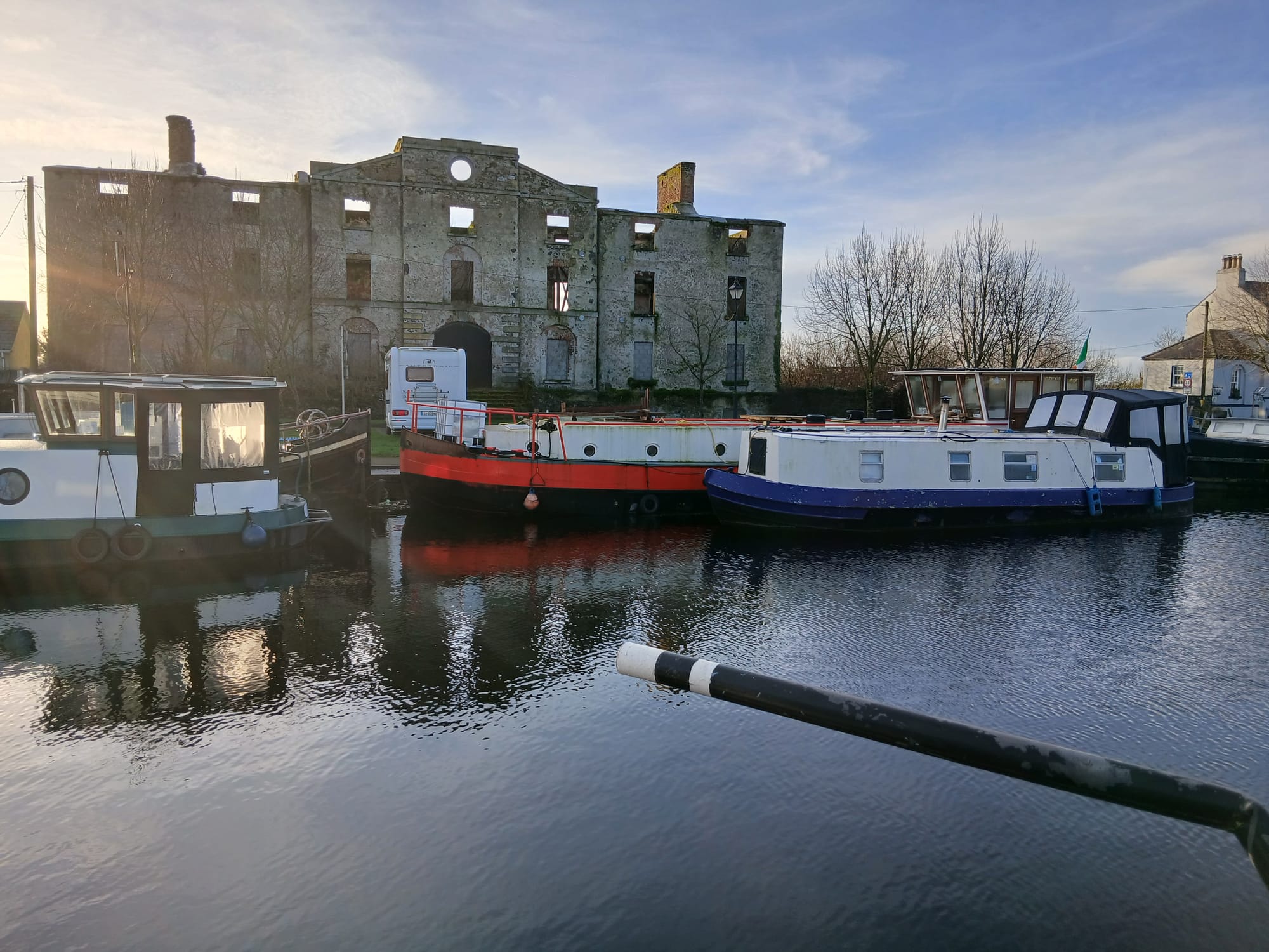 2026 01 15th Grand Canal Shannon Harbour old hotel