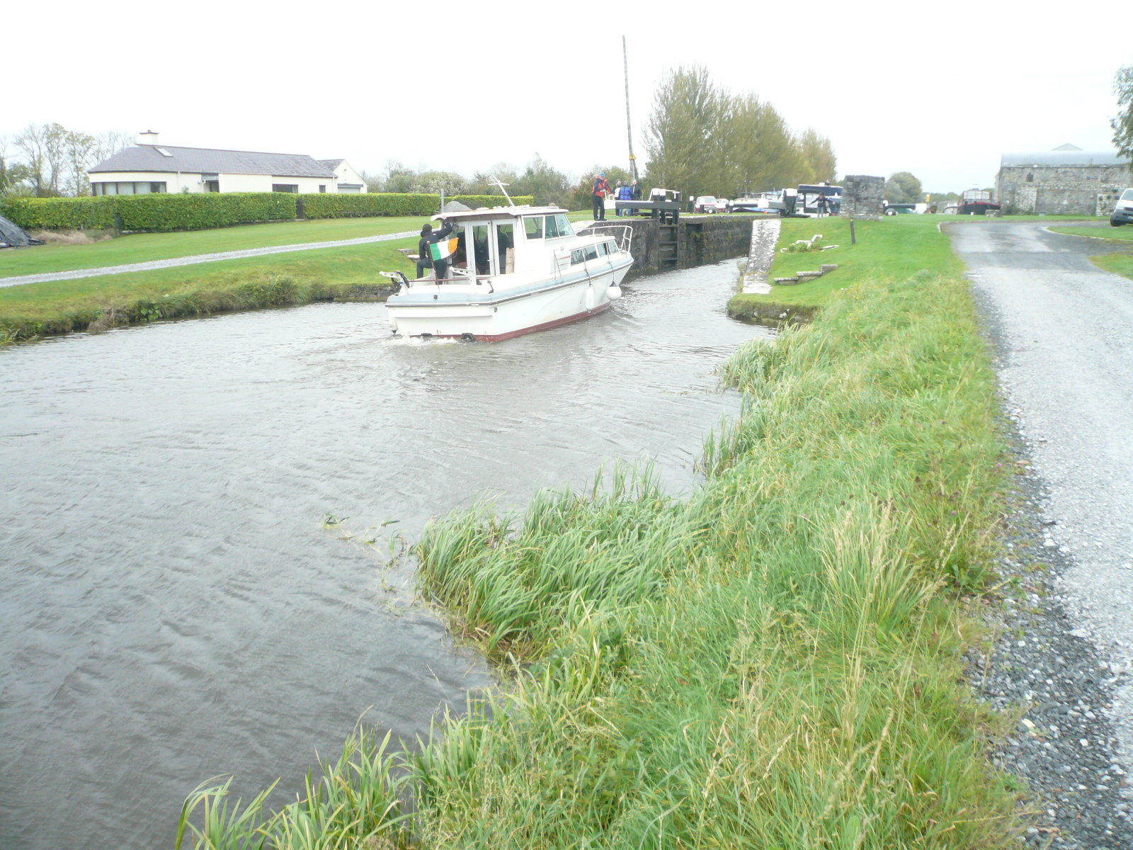 2017 09 30th Grand Canal Shannon Harbour lock 35 en route to Dublin
