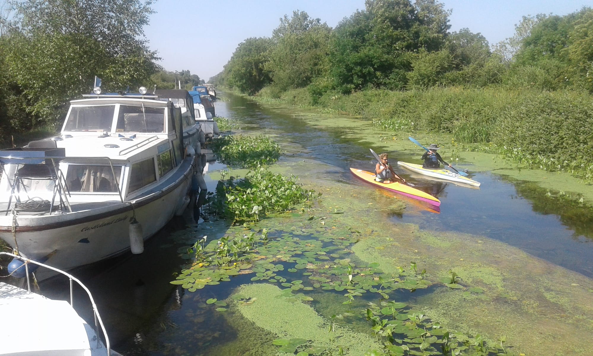 2018 06 30th Grand Canal Hazelhatch kayakers