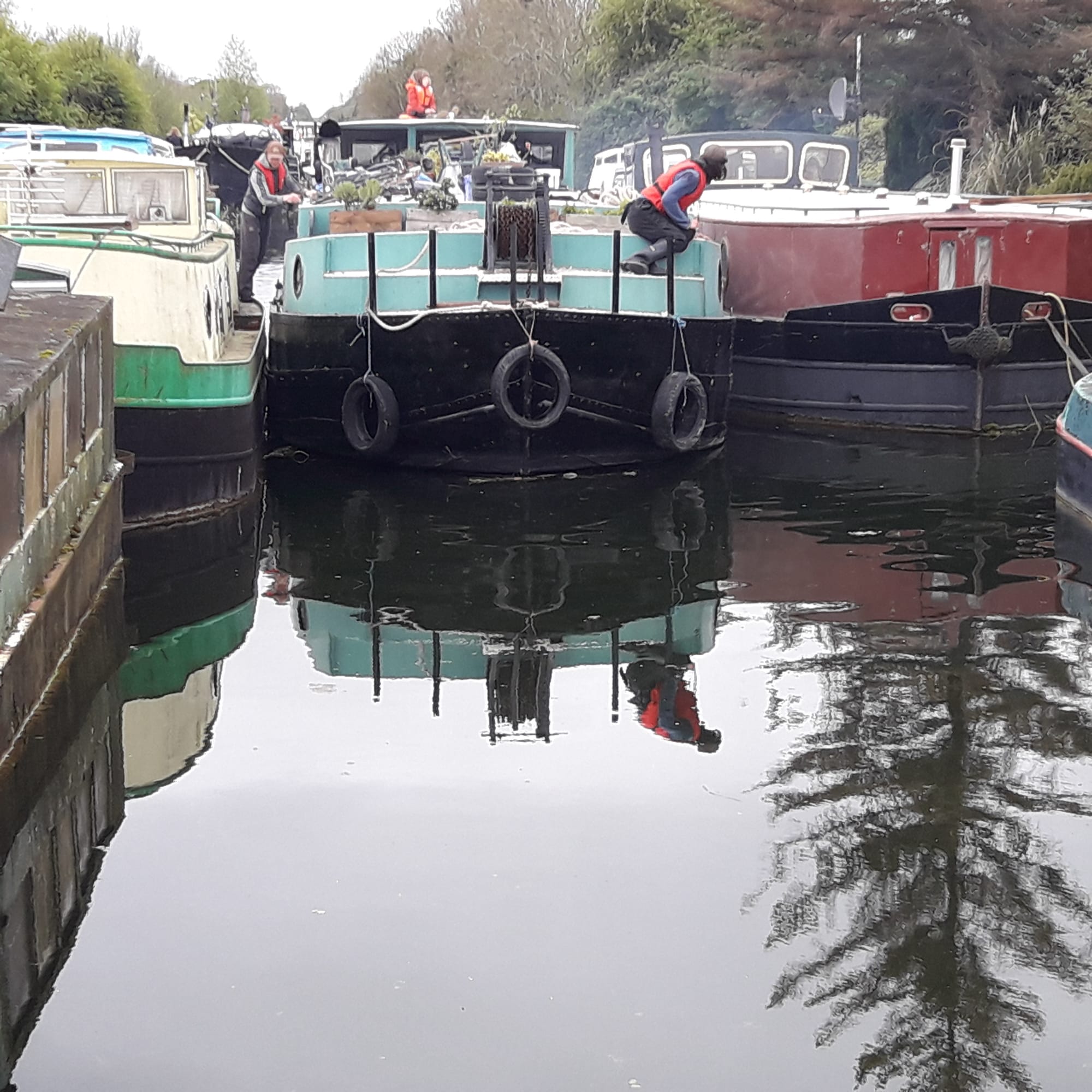 2019 07 Grand Canal Hazelhatch navigation blocked