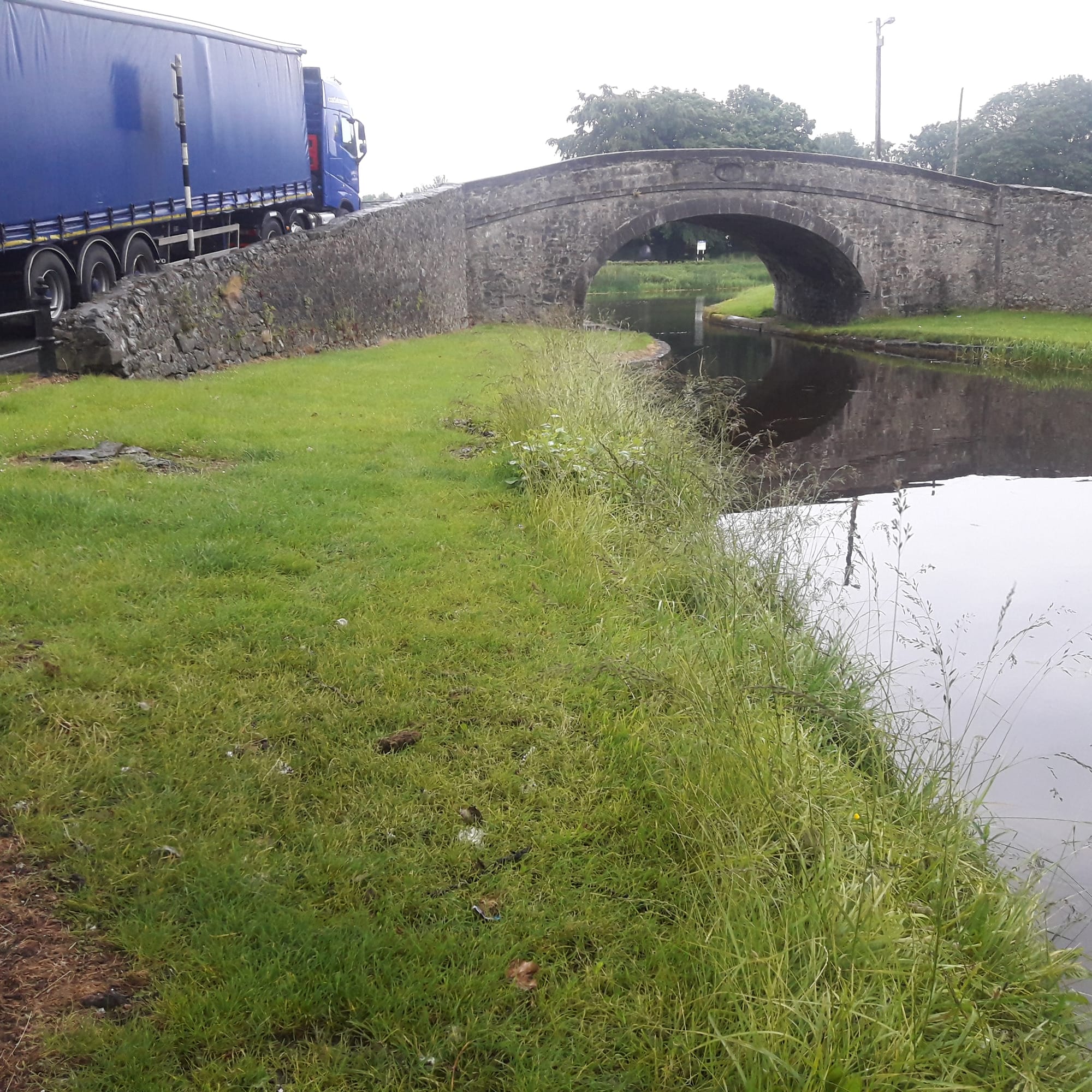 2019 06 23rd Grand Canal Tullamore Bury Bridge into harbour