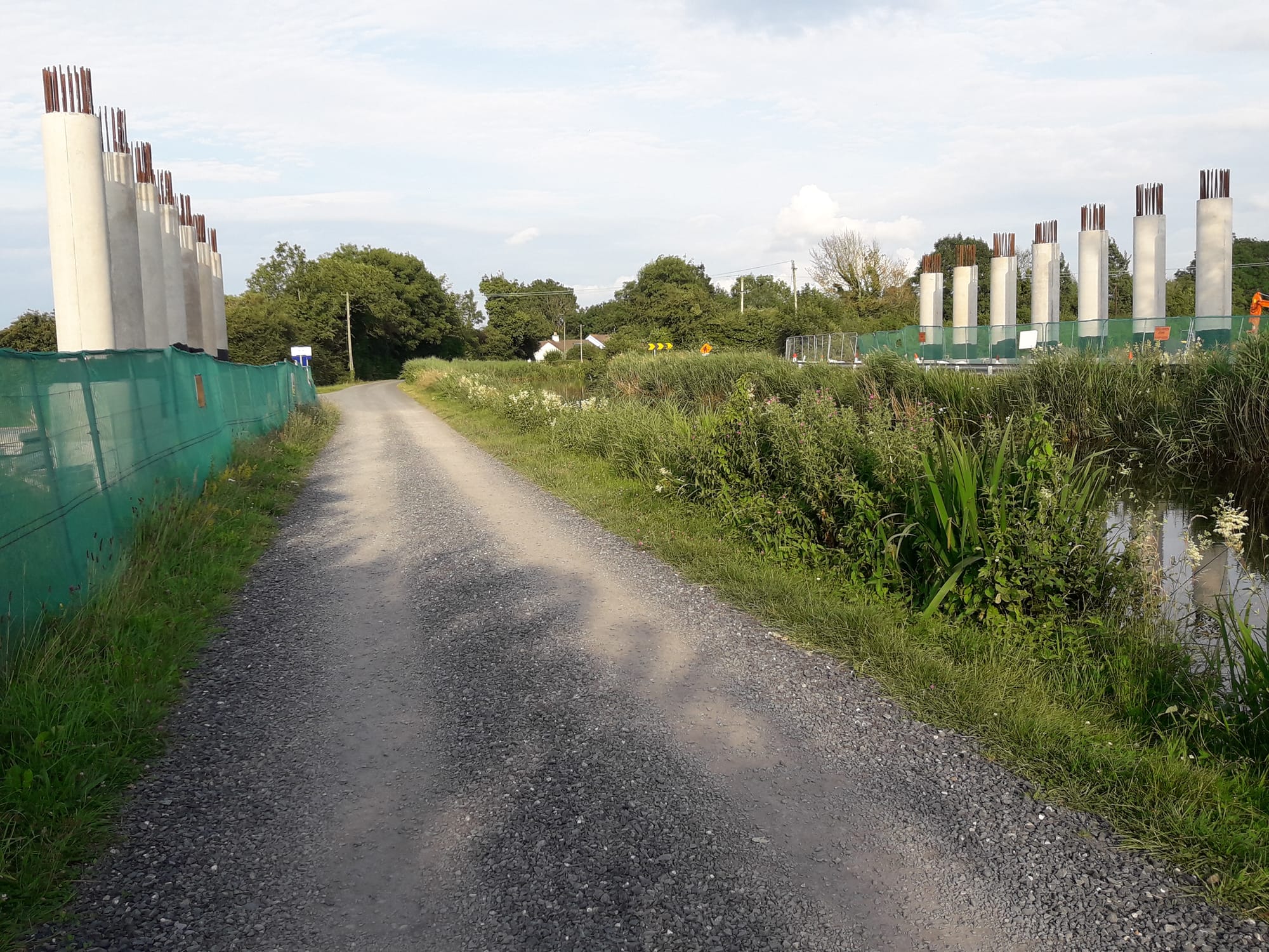 2019 07 16th Grand Canal Naas new bridge under construction