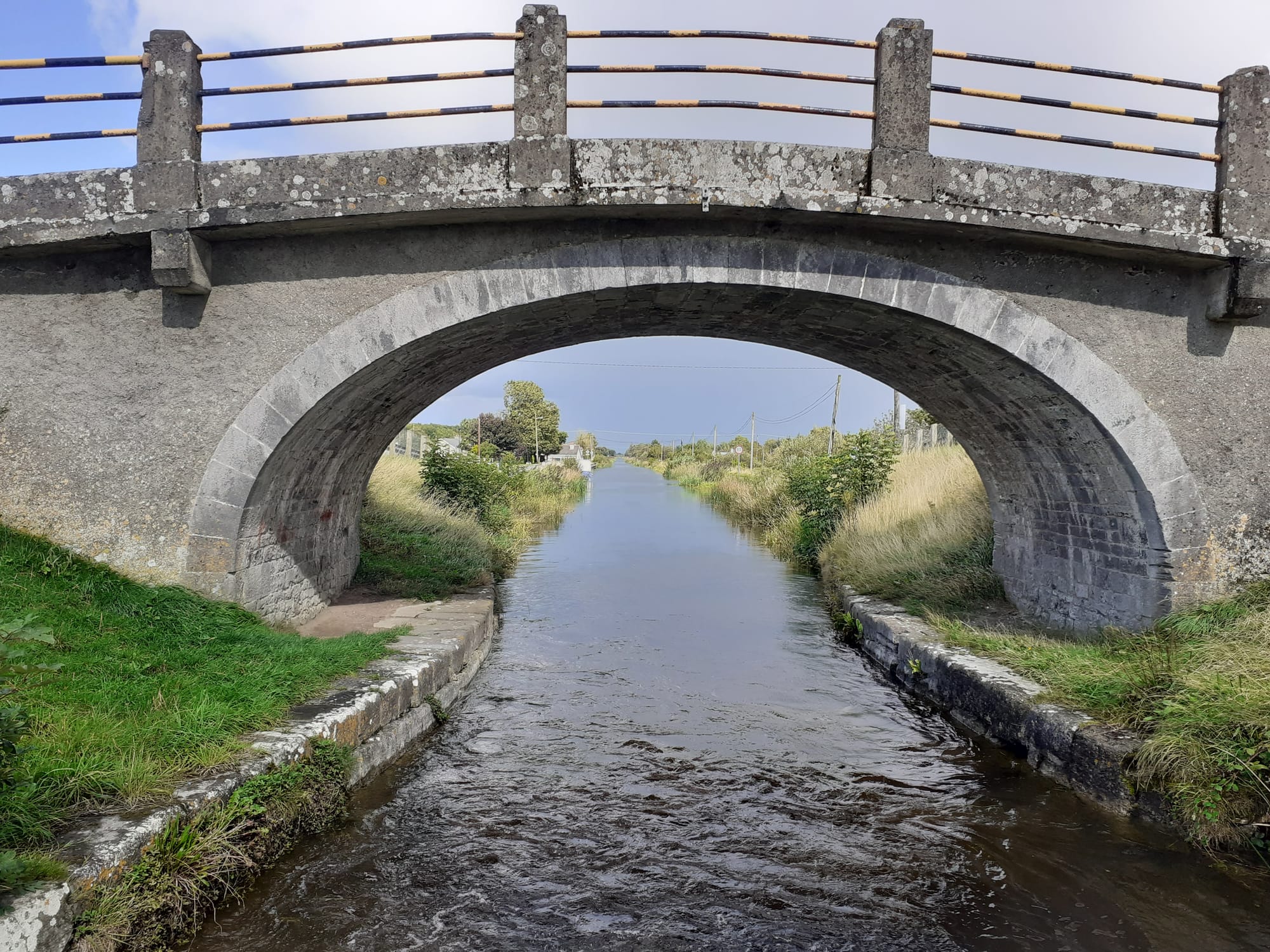 2019 08 31st Grand Canal  Pollagh rebuilt Plunkett bridge