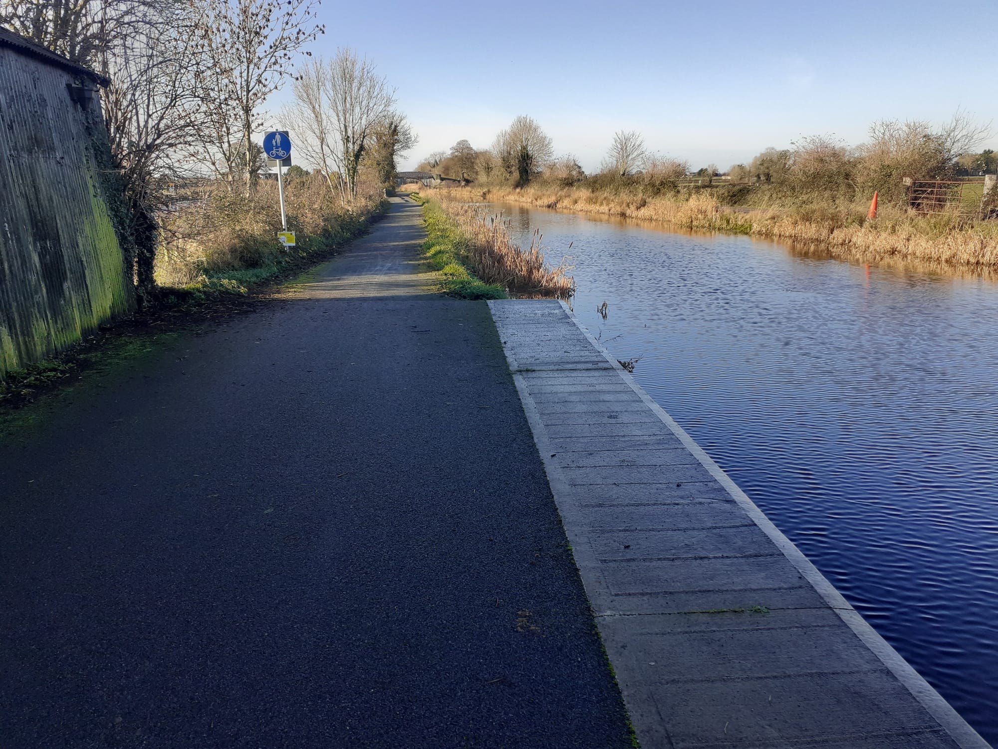 2021 12 05th Grand Canal Ardclough new canalside greenway
