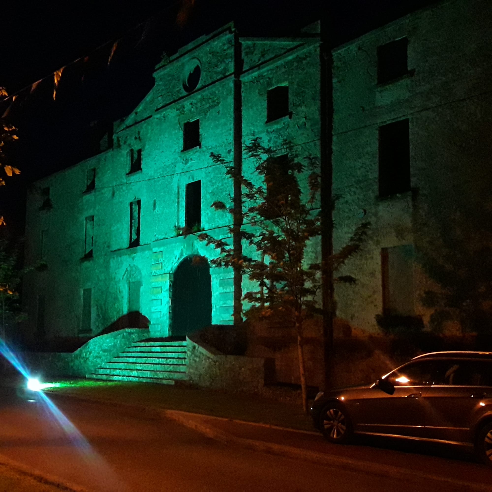 Grand Canal Company hotel Shannon Harbour 2020 illuminated by IWAI