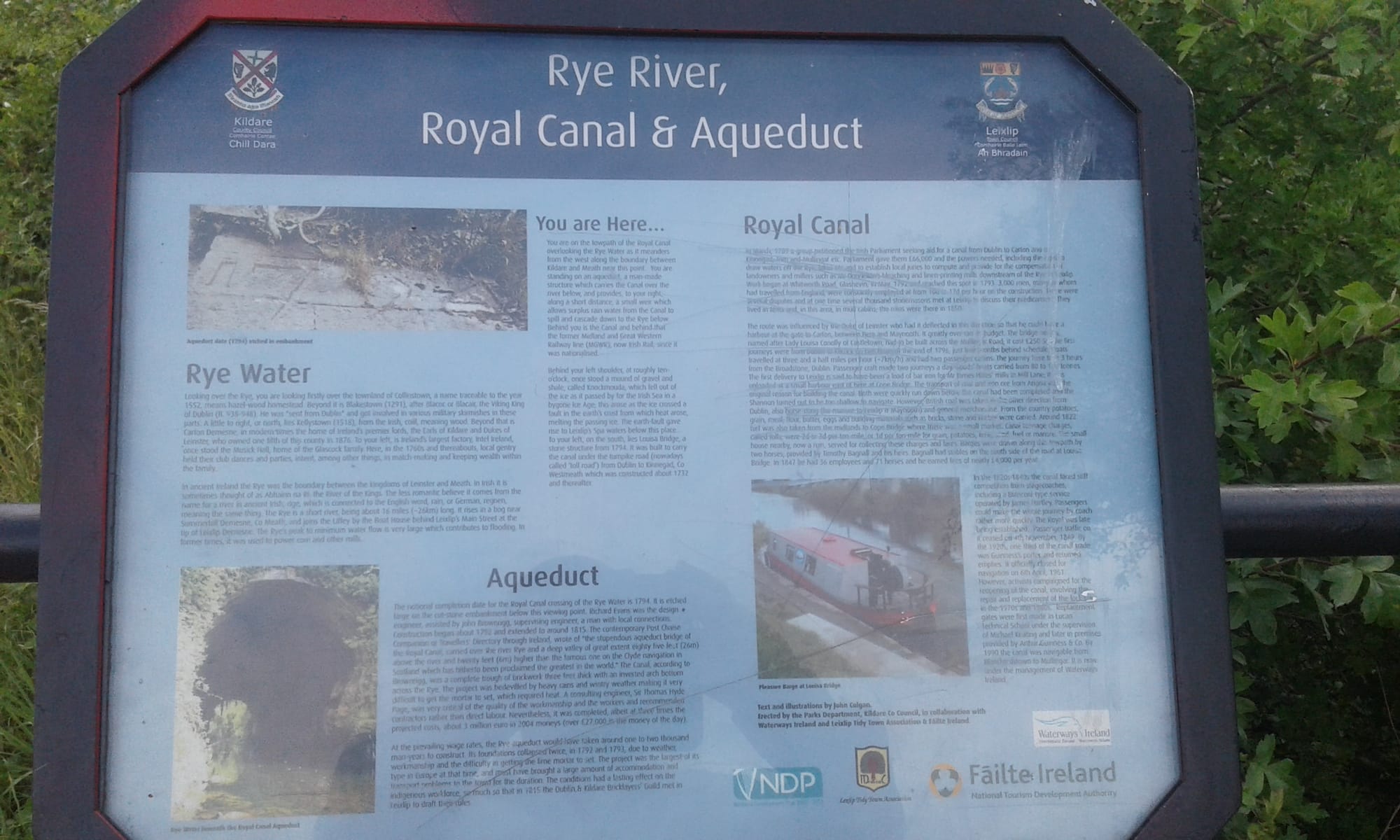 2018 06 15th Royal Canal Leixlip Rye River Aqueduct