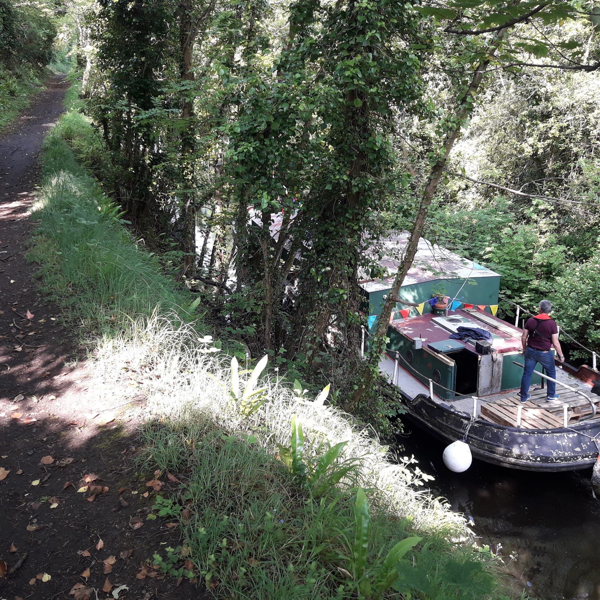2019 06 02nd Royal Canal Dublin, Deep Sinking, boats underway west of Lock 12 Castleknock