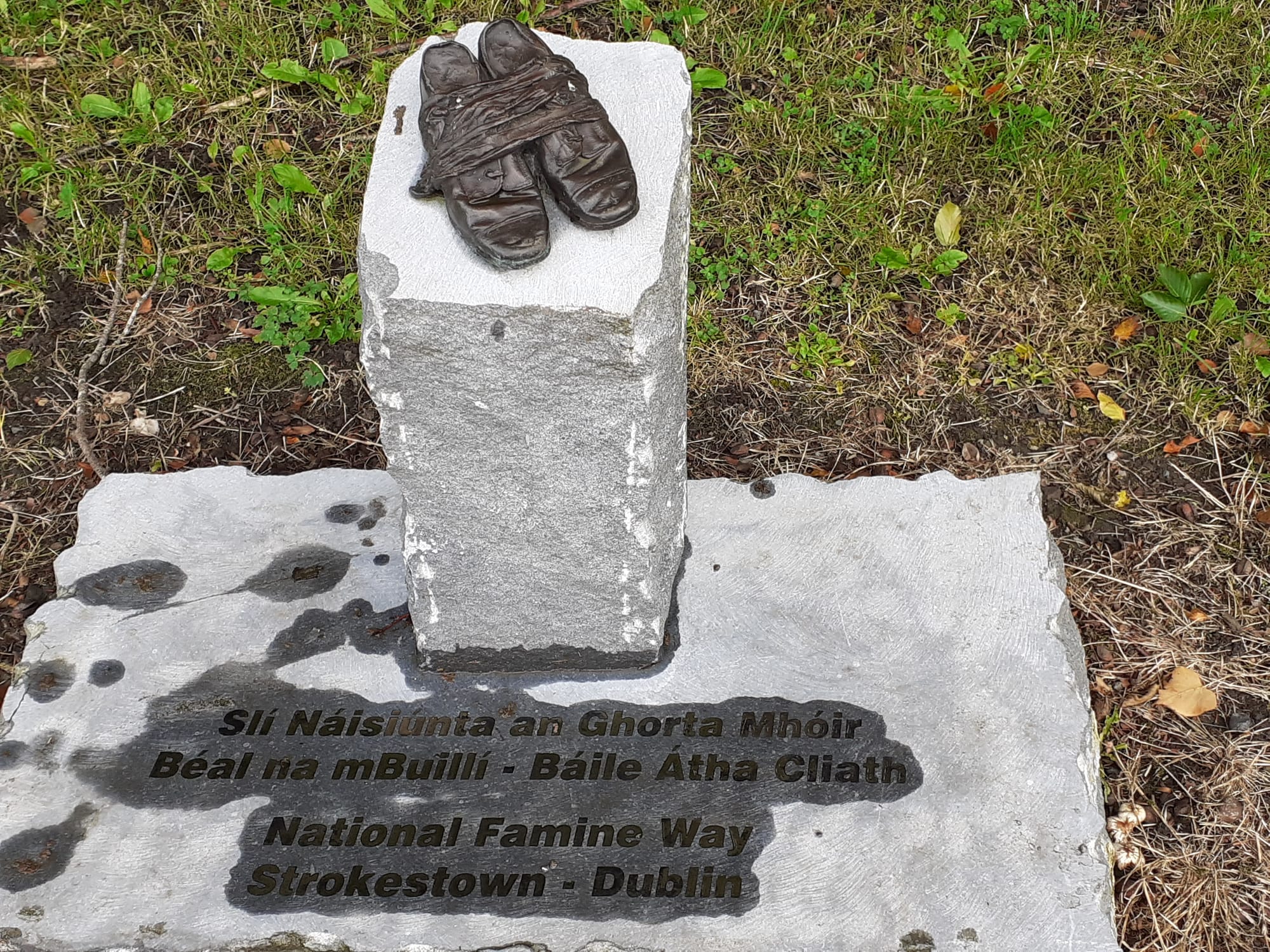 2020 09 11th Royal Canal Mullingar famine walk shoes