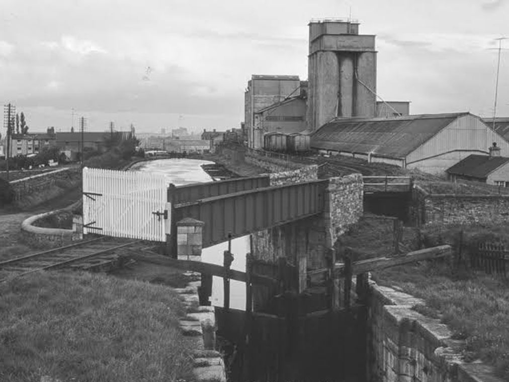1950s Royal Canal Dublin Cross Gunns Bridge by Irish Railway Record Society