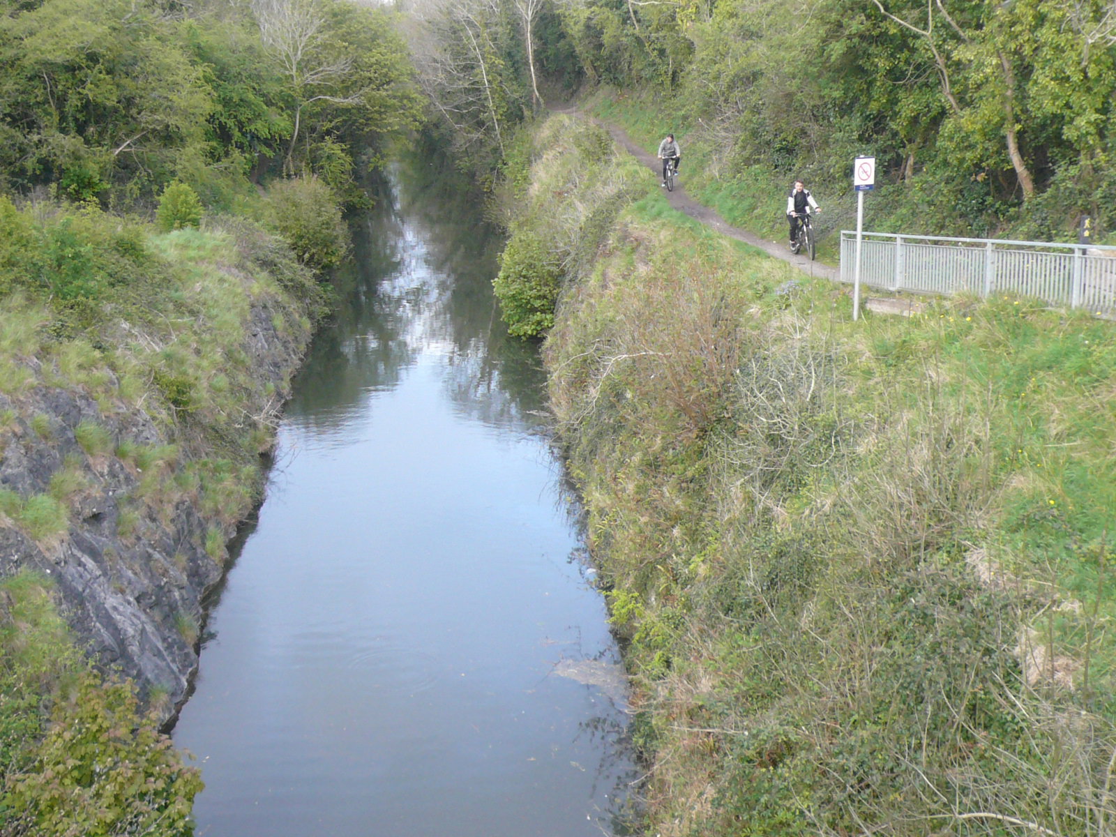 2016 07 Royal Canal Dublin, west of lock 12 Castleknock, the Deep Sinking