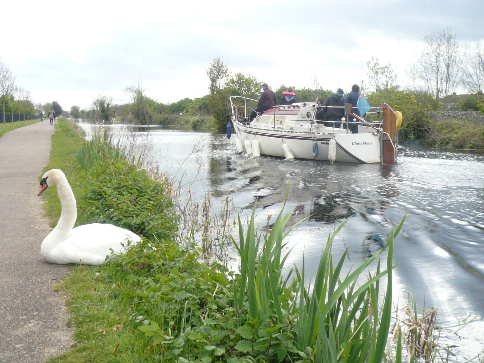 2017 04 29th Royal Canal Lock 10 Ashtown, IWAI rally boat