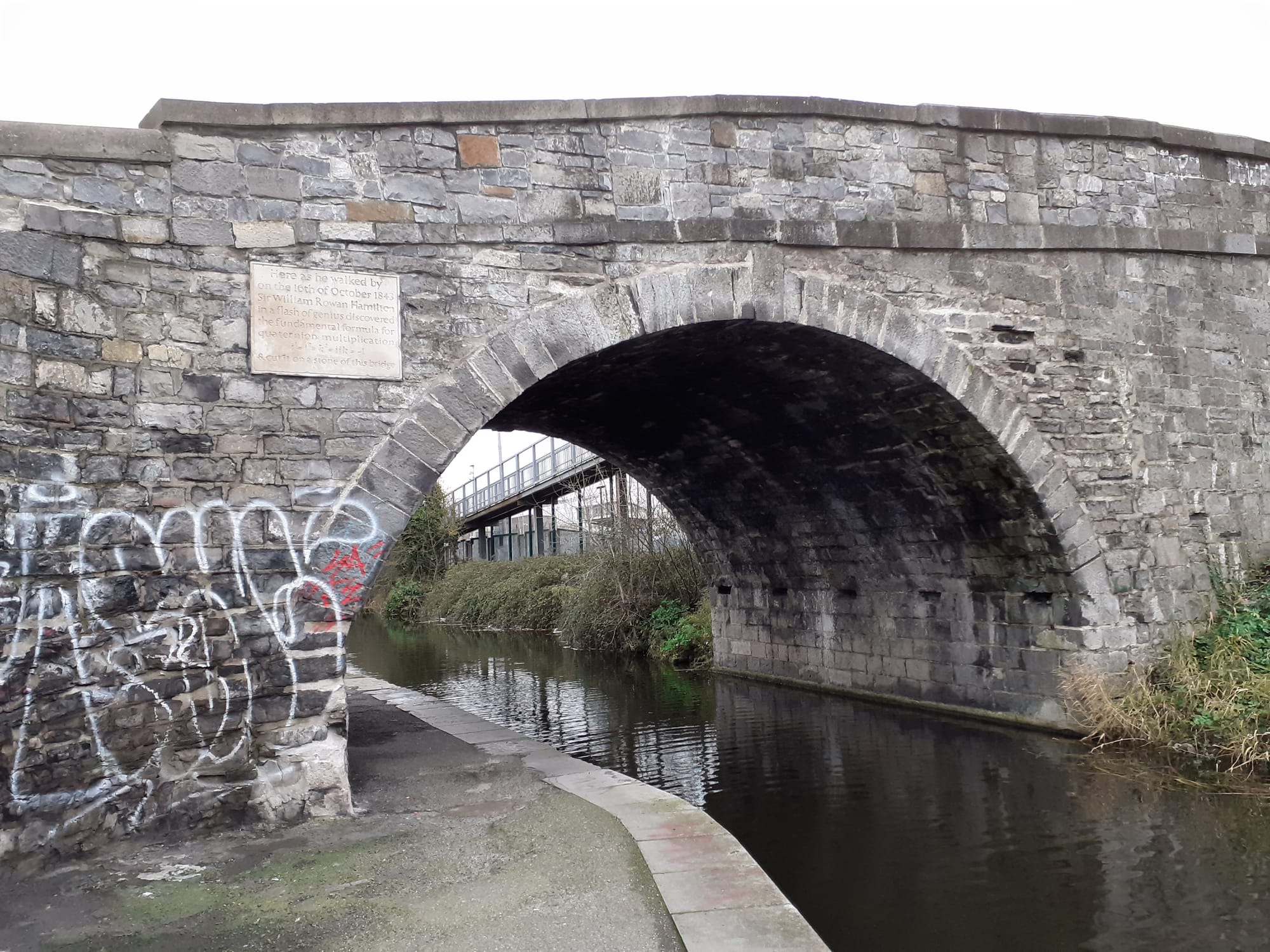 2019 12 30th Royal Canal Dublin William Rowan Hamilton bridge