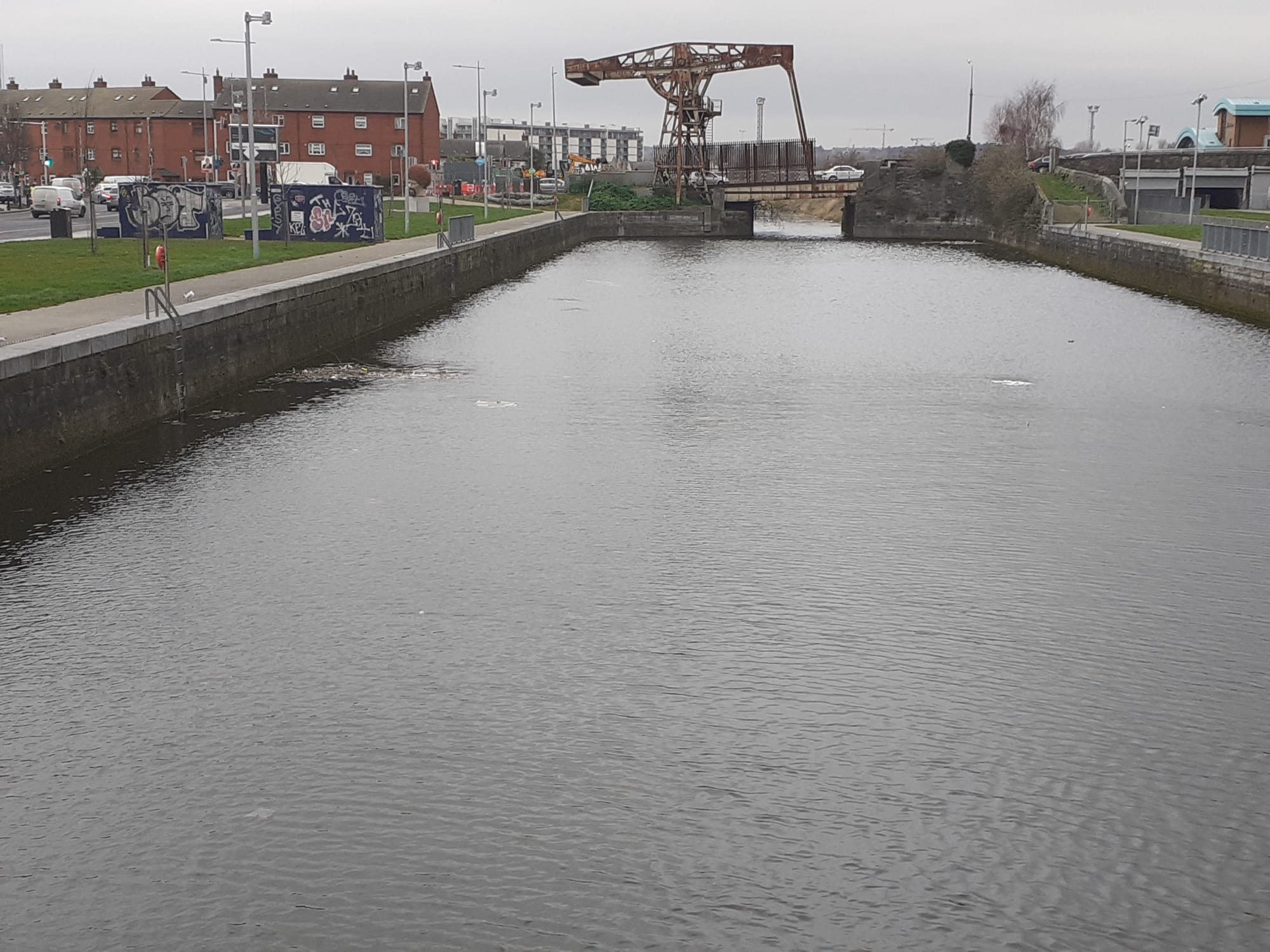 2020 02 20th Royal Canal Dublin Sherriff Street Scherzer Bridge