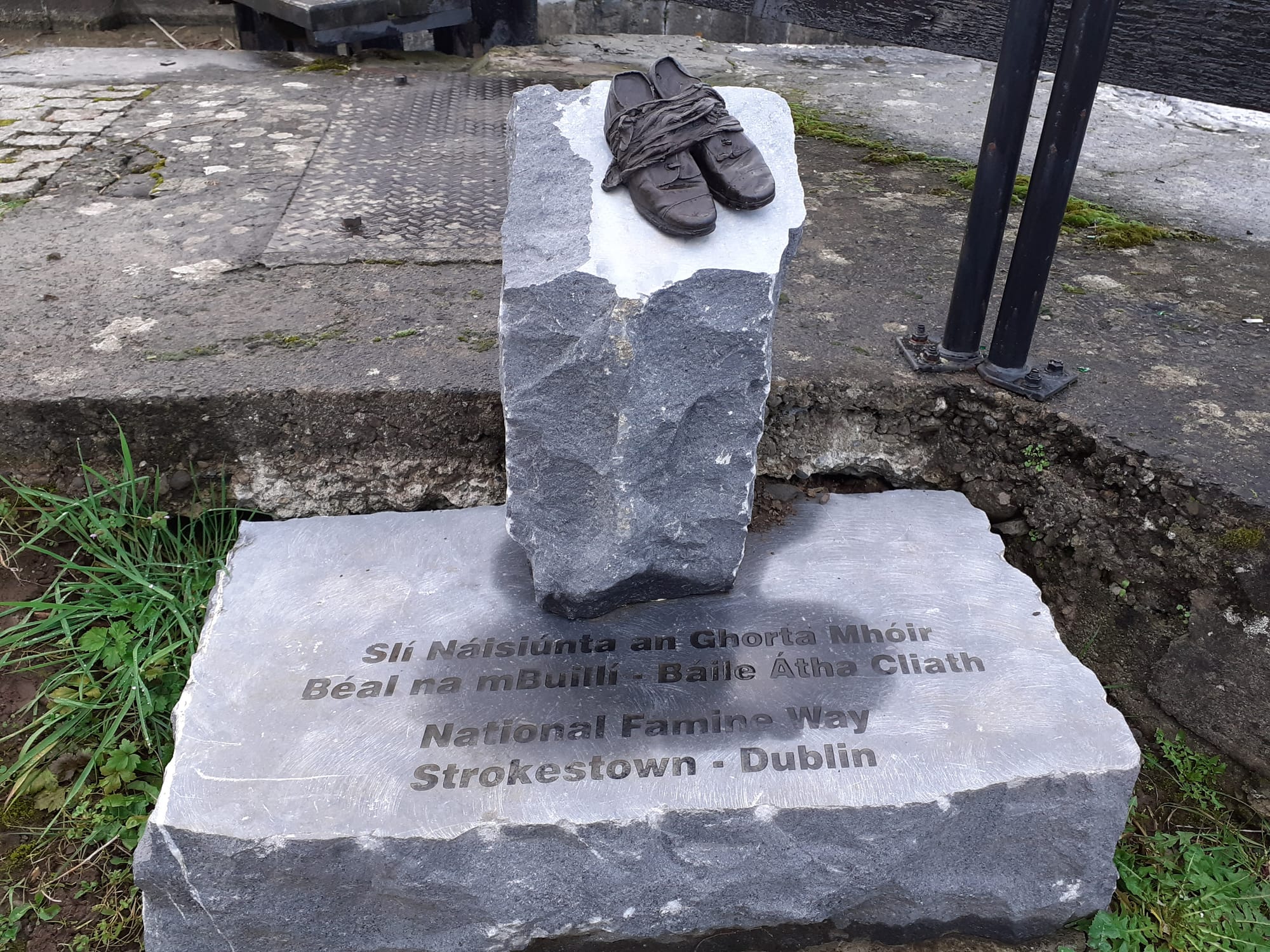 2021 03 17th Royal Canal famine way memorial