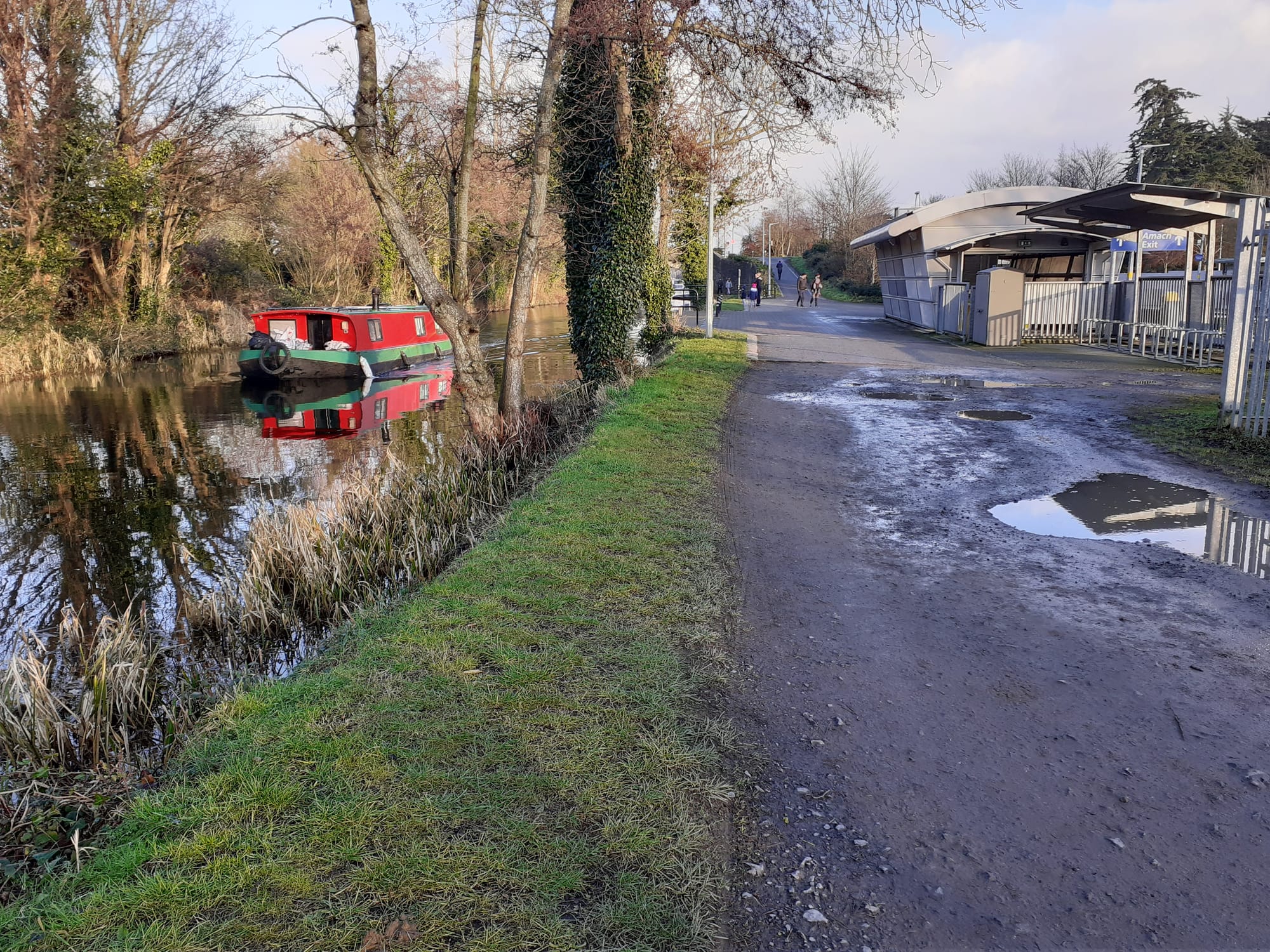 2021 03 19th Royal Canal lock 12 Castleknock towpath