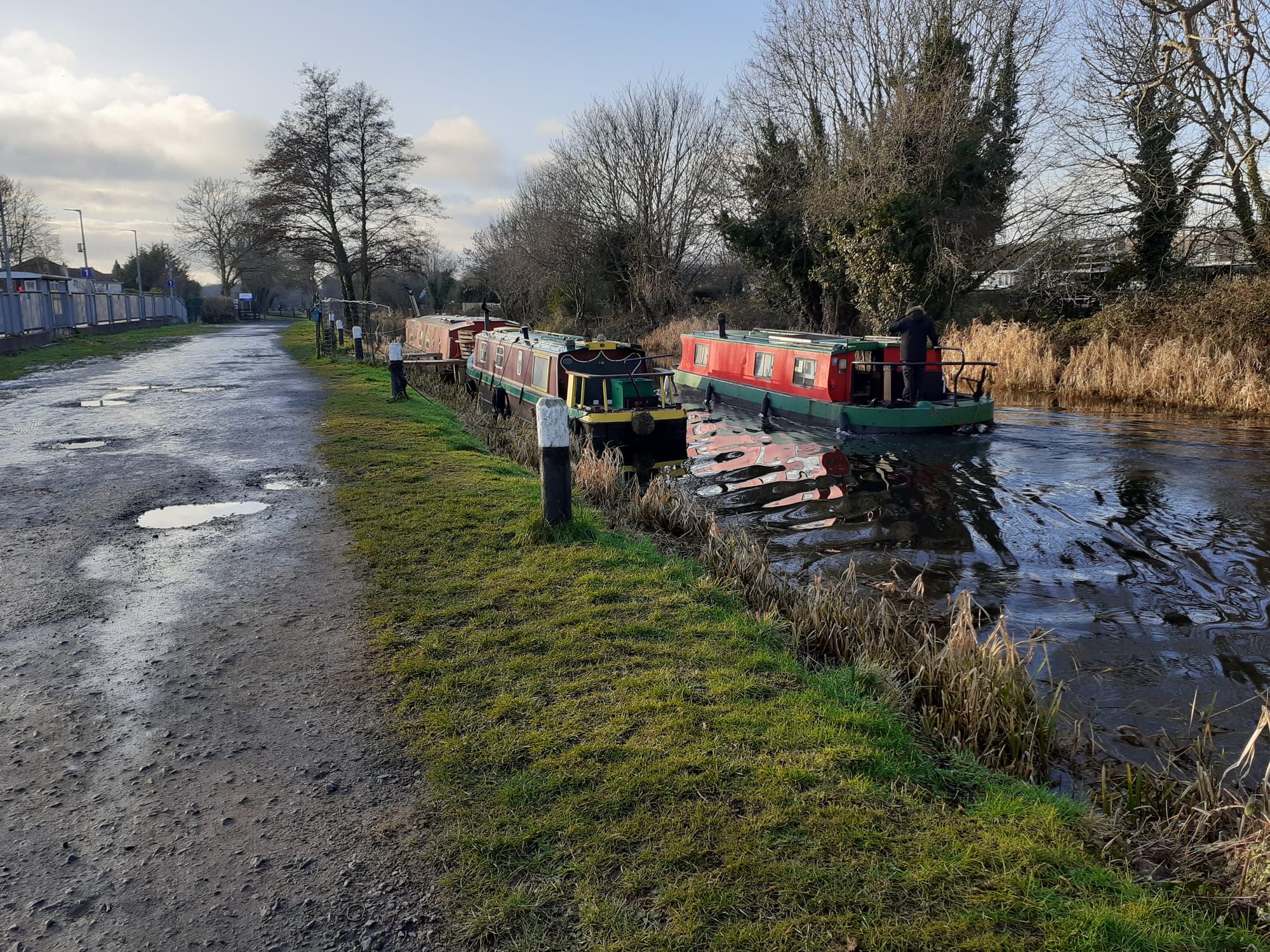 2021 03 19th Royal Canal lock 12 Castleknock towpath