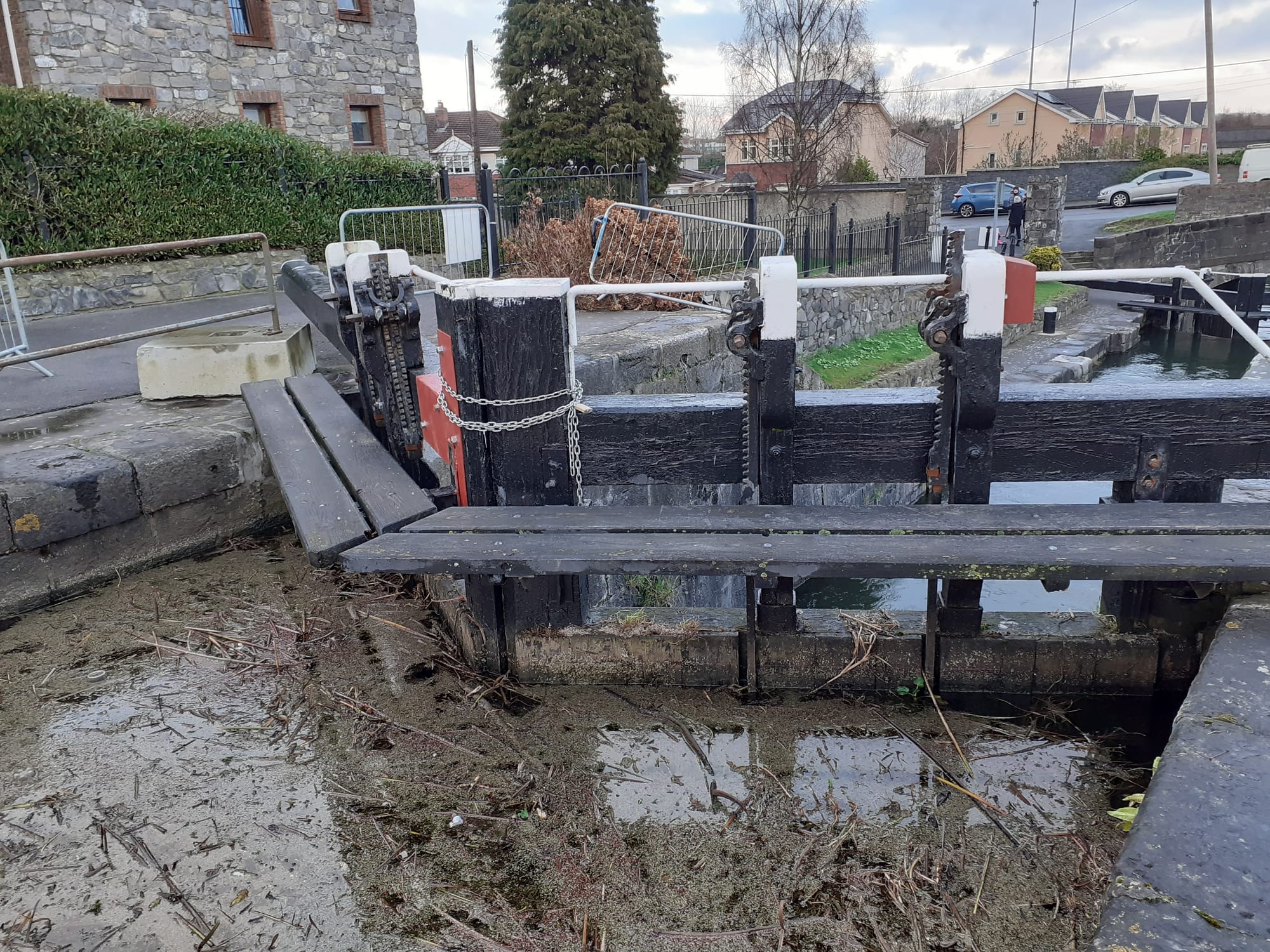 2021 03 19th Royal Canal lock 12 gates repairs