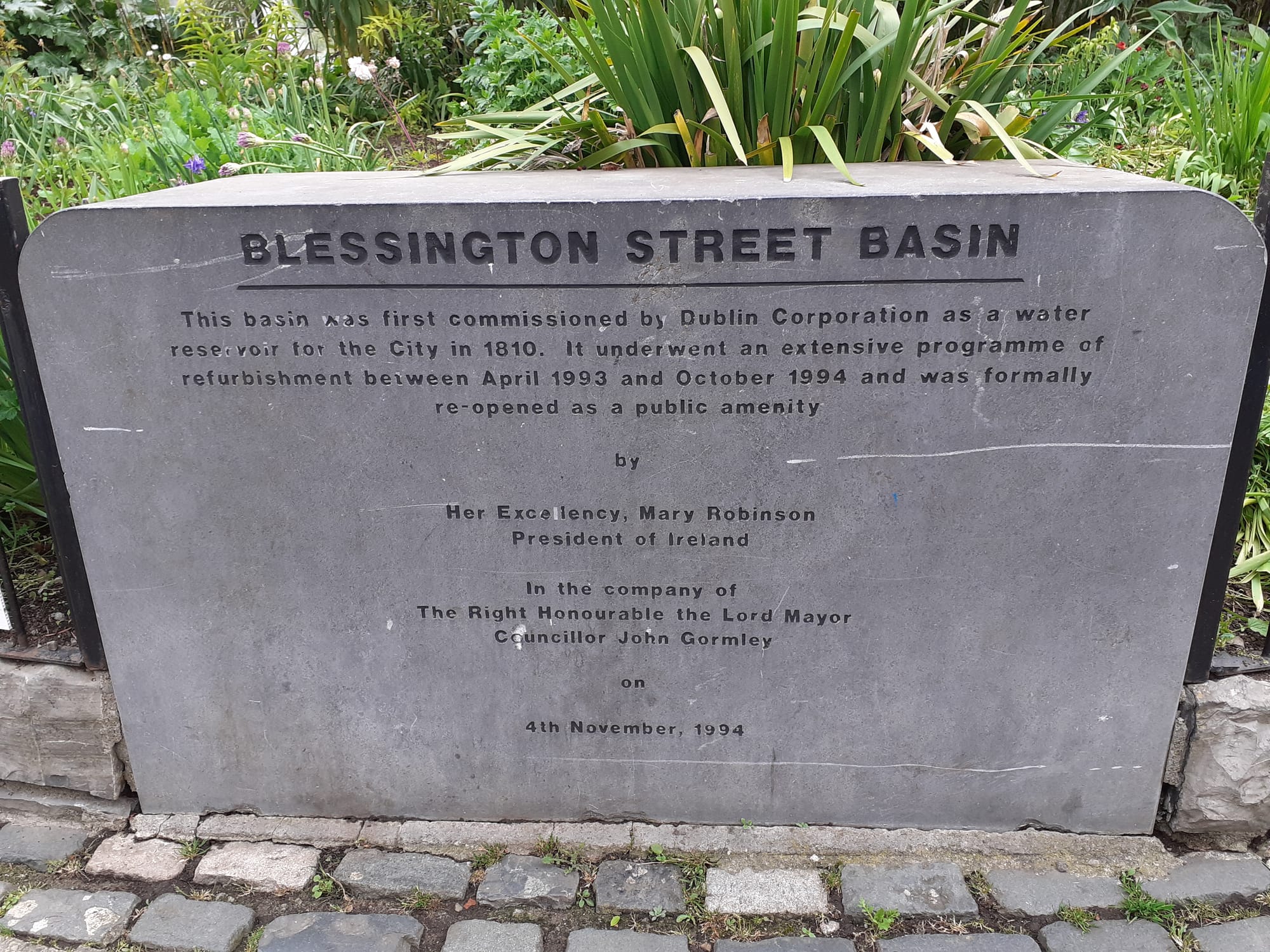 2022 05 03rd Royal Canal Blessington Street Basin, on the former Broadstone Line