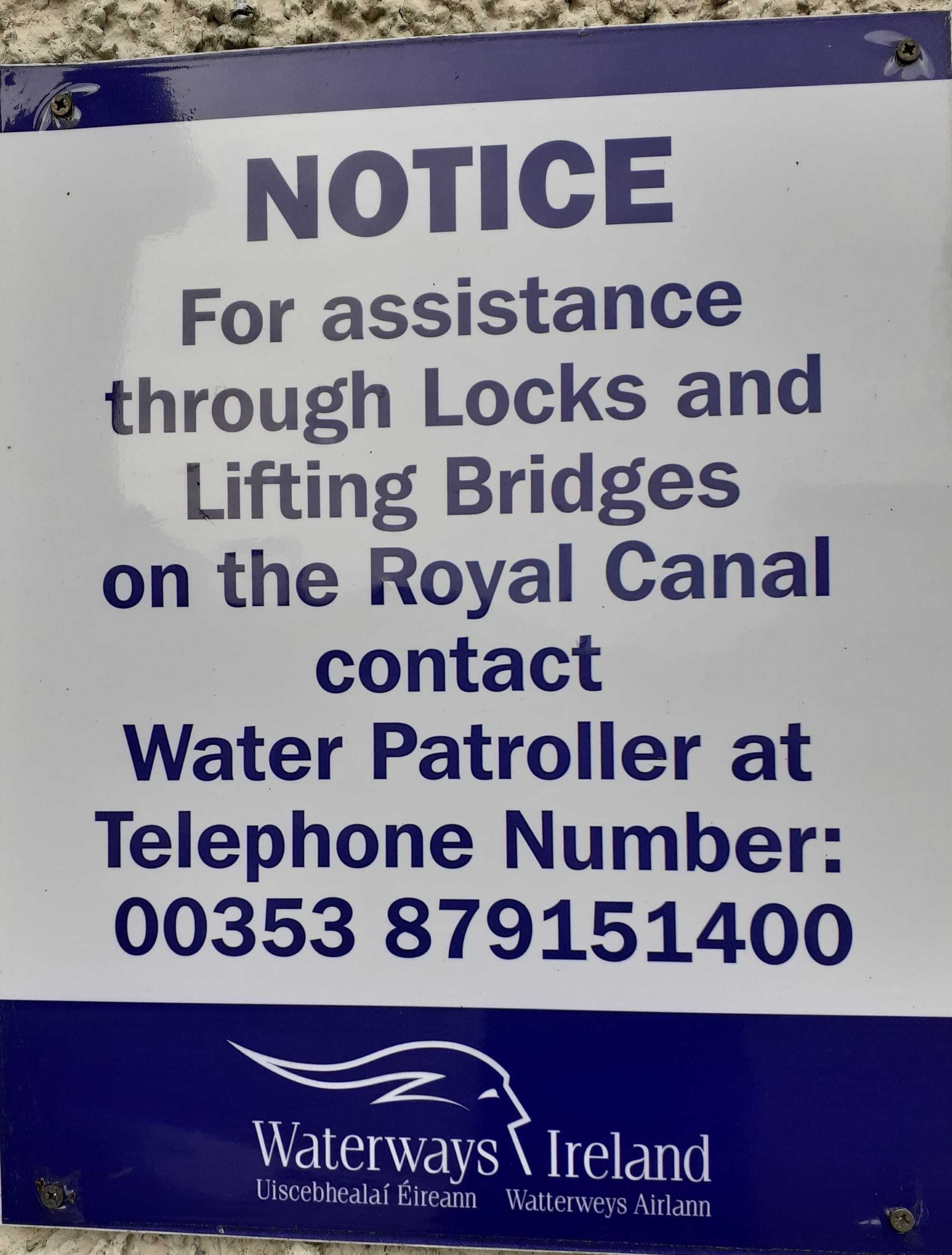 2022 03 10th Royal Canal 46th Lock Clondra lock patroller details