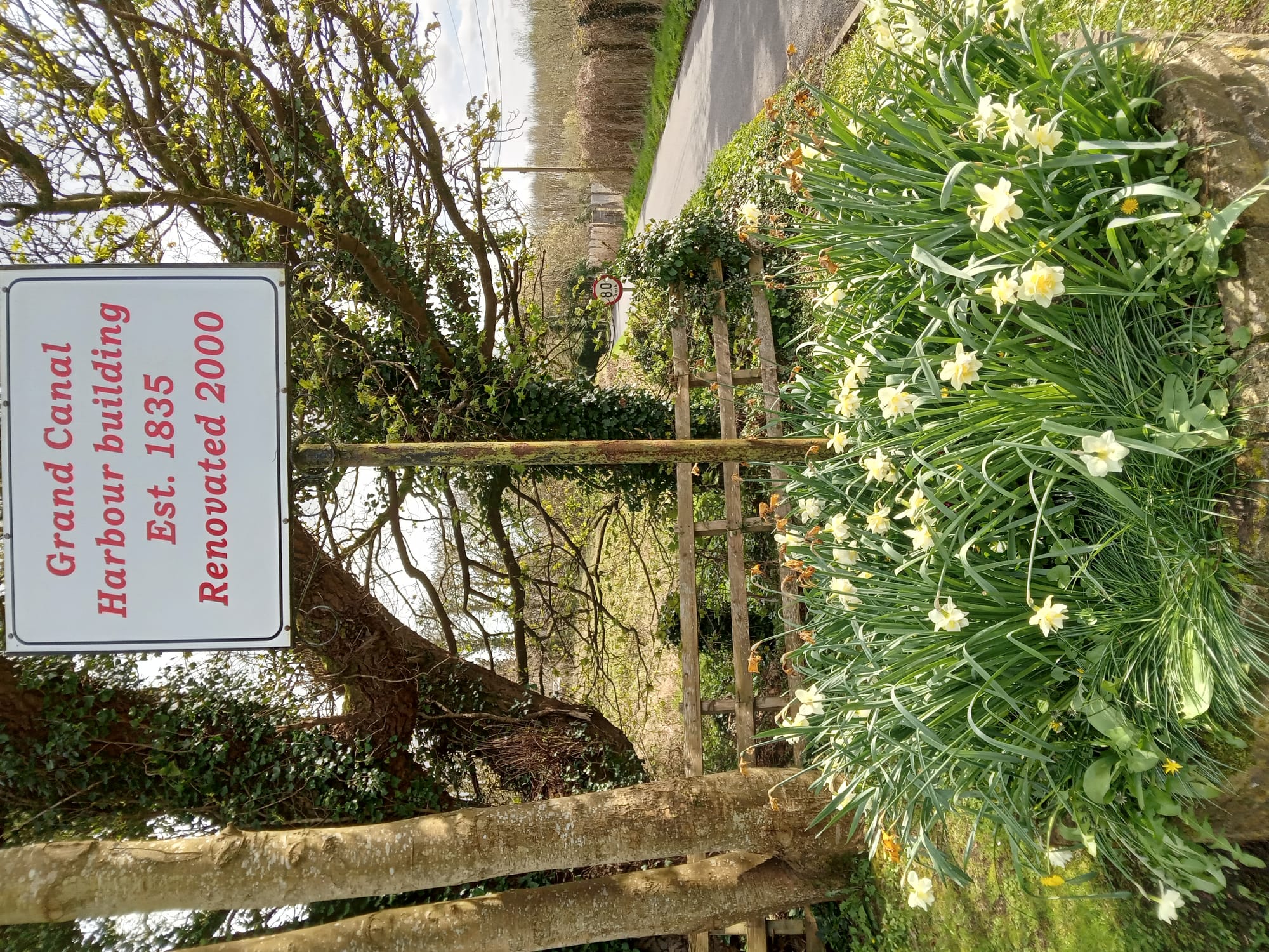 2023 04 07th Grand Canal Kilbeggan Harbour restored in year 2000, awaits water