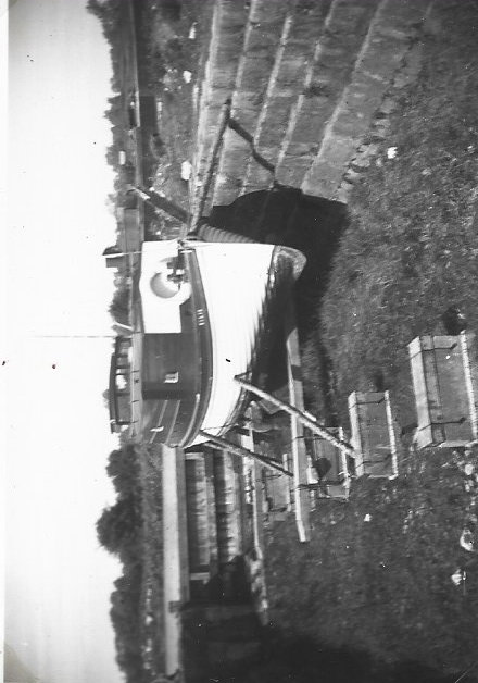 1948 Grand Canal  Shannon Harbour, Eilis in Dry Dock, by Alec Bell