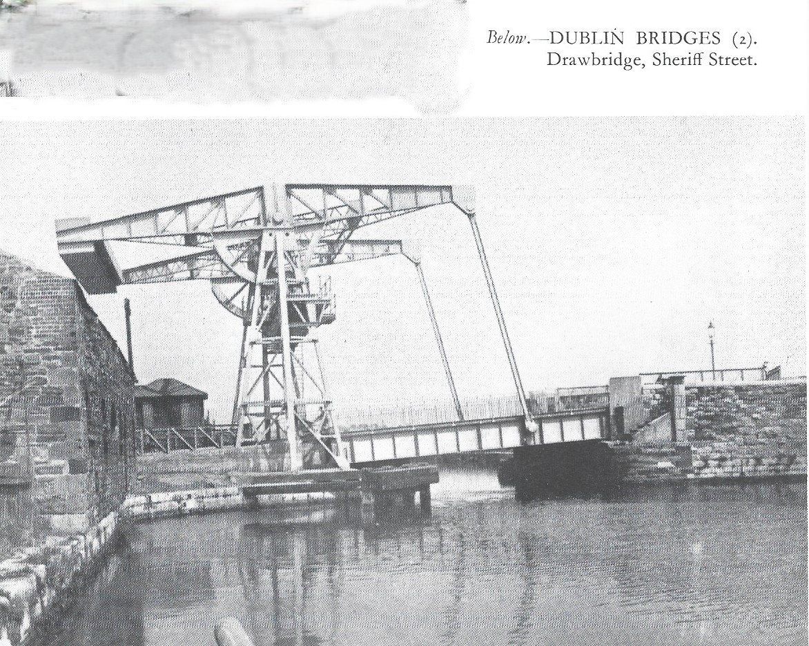 1949 Royal Canal Dublin Sherriff Street by Tom Rolt in "Green and Silver"