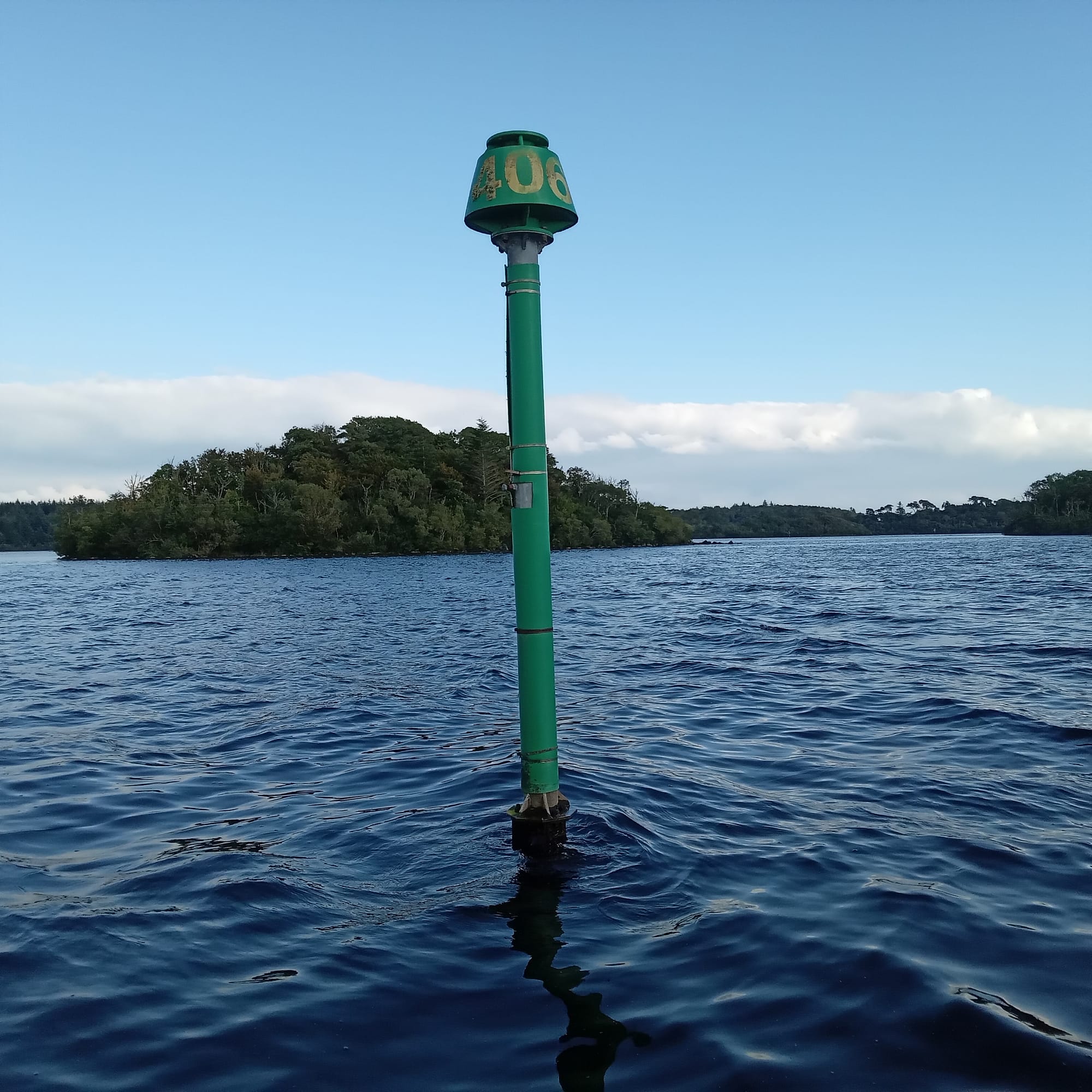 2024 08 30th Lough Corrib Lisloughrey Cong nav marker