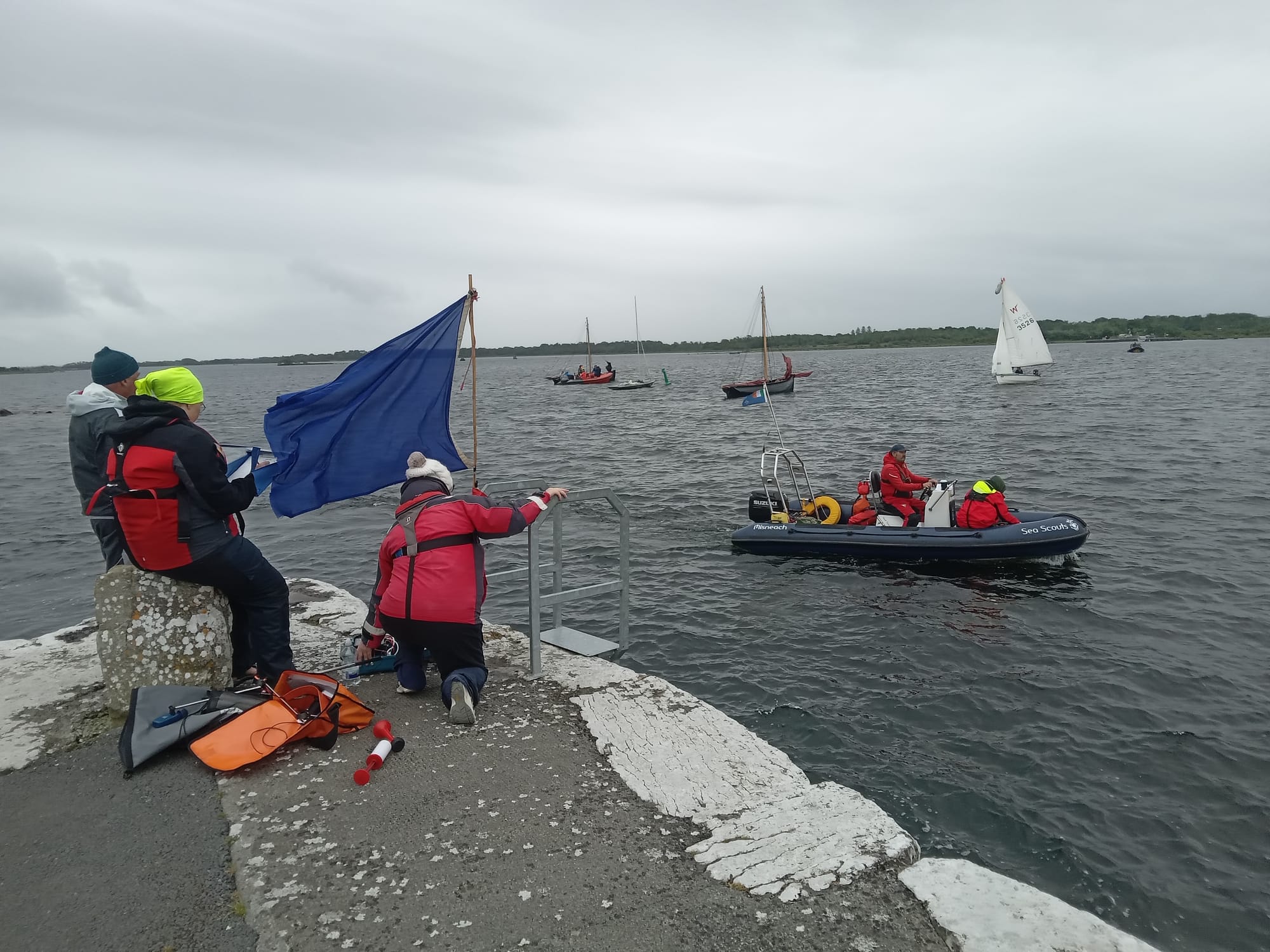 2025 06 28th  Lough Corrib, Cong to Galway race, midway at Knockferry