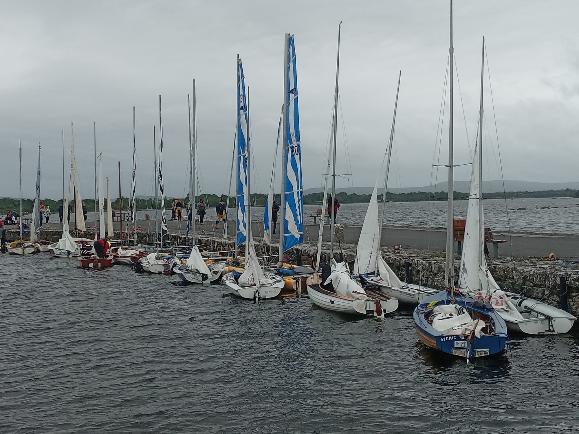2025 06 28th  Lough Corrib, Cong to Galway race, midway at Knockferry
