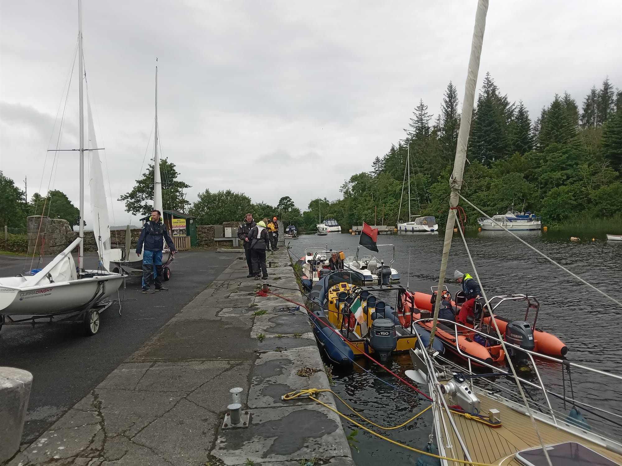 2025 06 28th  Lough Corrib, Cong to Galway race, start at Lisloughrey