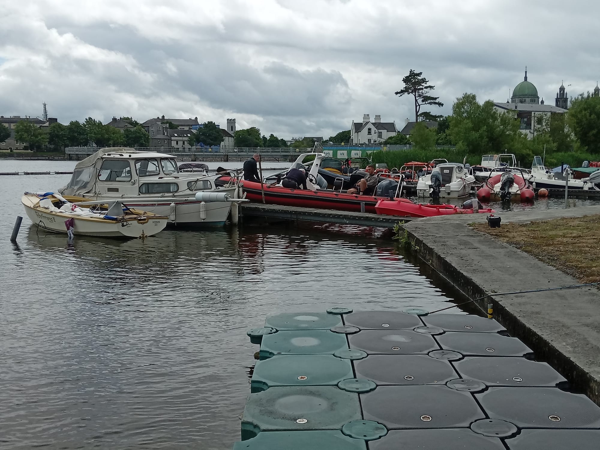 2025 06 28th  Lough Corrib, Cong to Galway race, yacht club finish