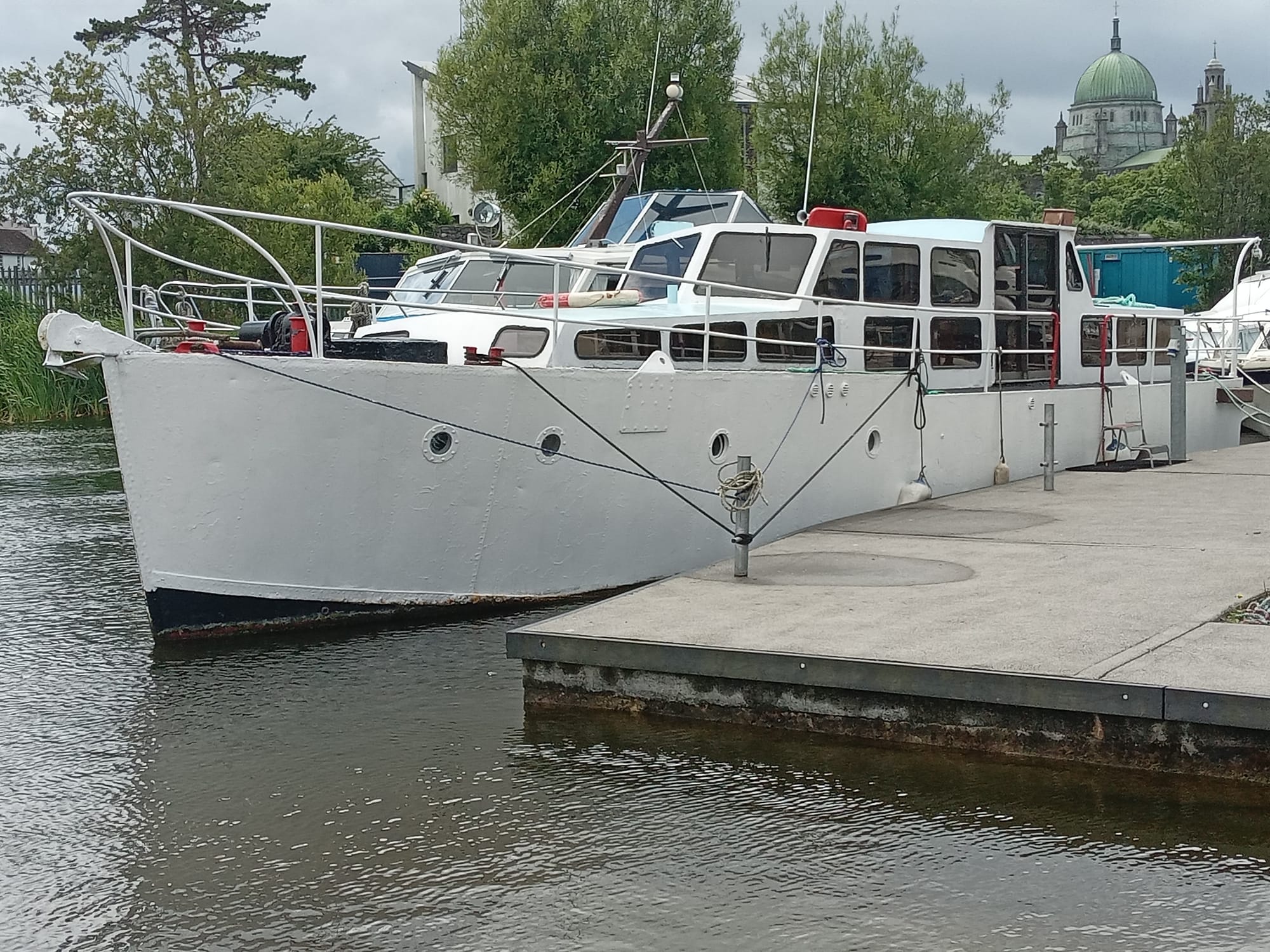 2025 06 28th  Lough Corrib, Galway, CRYC, former Lough Erne RAF fuel boat