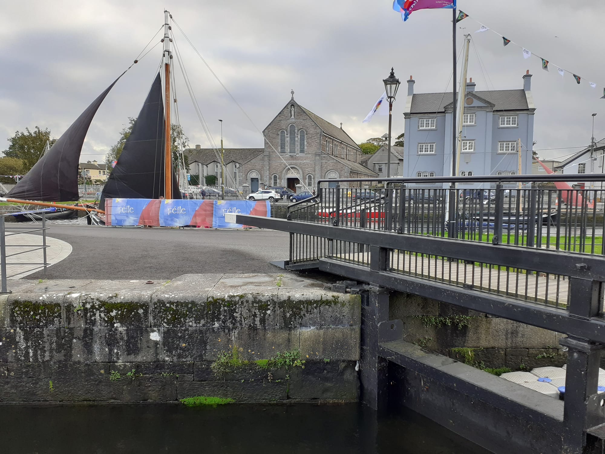 2019 09 27th Galway heritage boats in Eglinton Basin, Galway Hookers visit