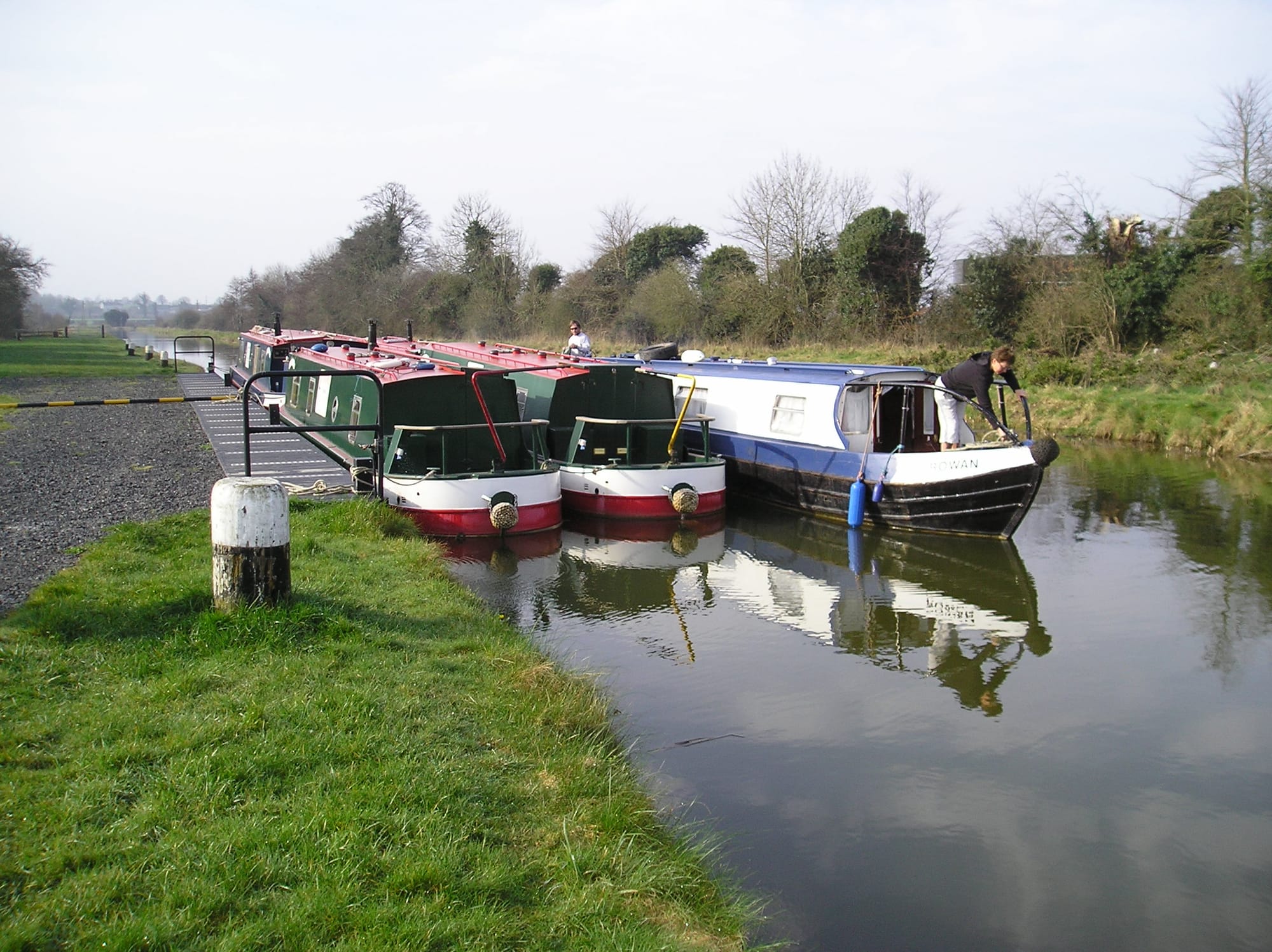2005 03 Grand Canal Barrow Line Canalways hireboats at Rathangan