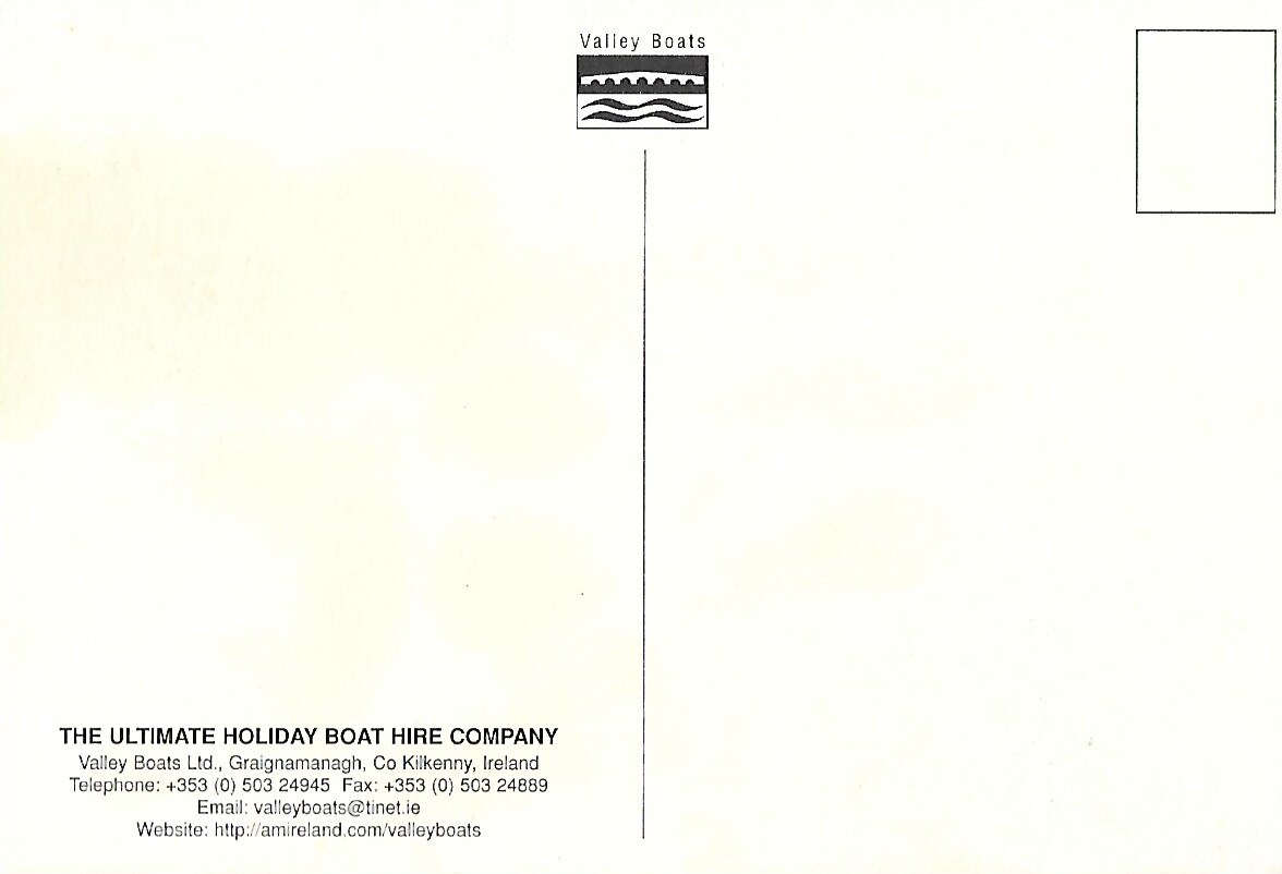 2003 River Barrow Valley Boats postcard