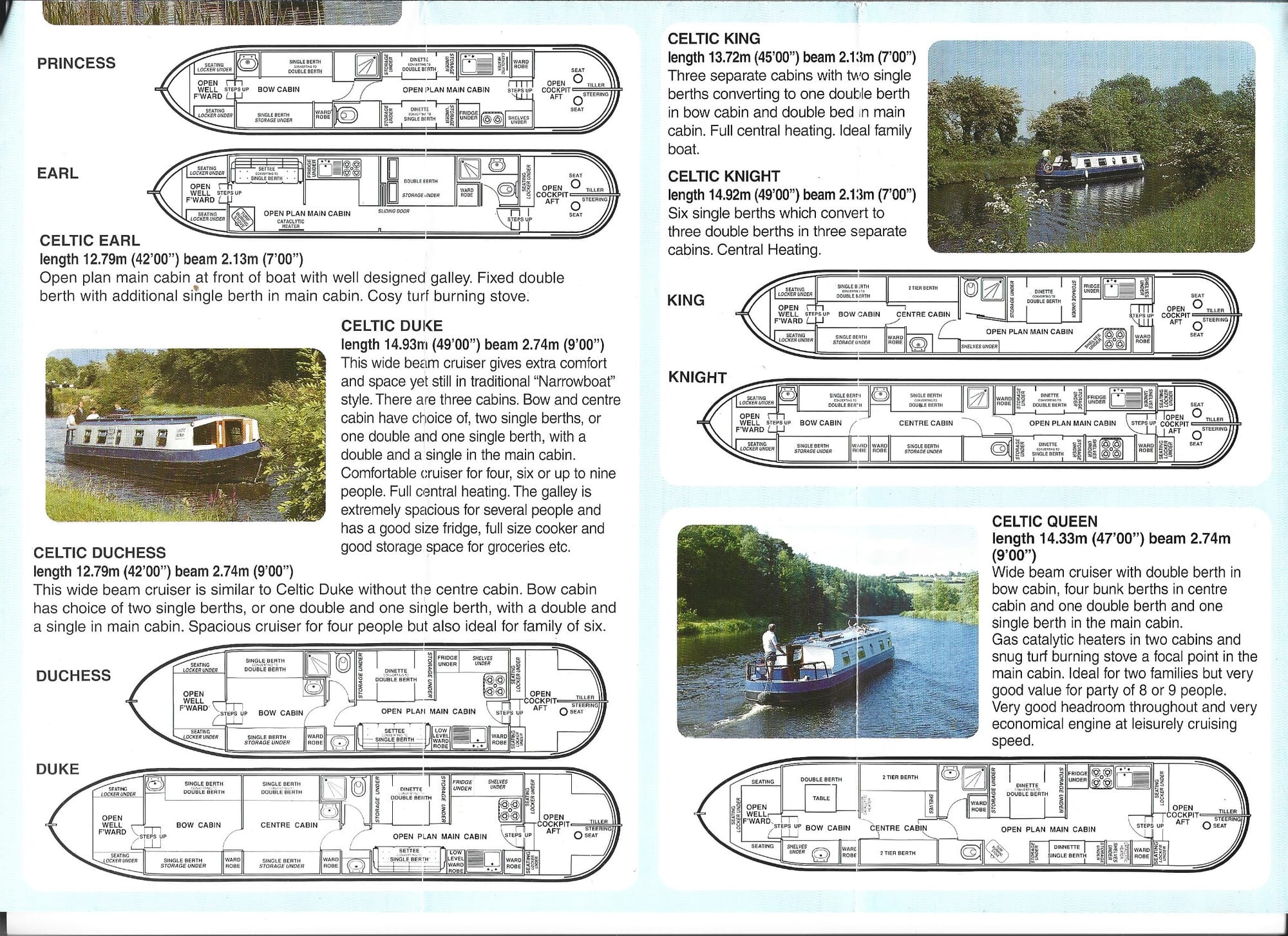 1997 Celtic Canal Cruisers Cappincur Tullamore Brochure