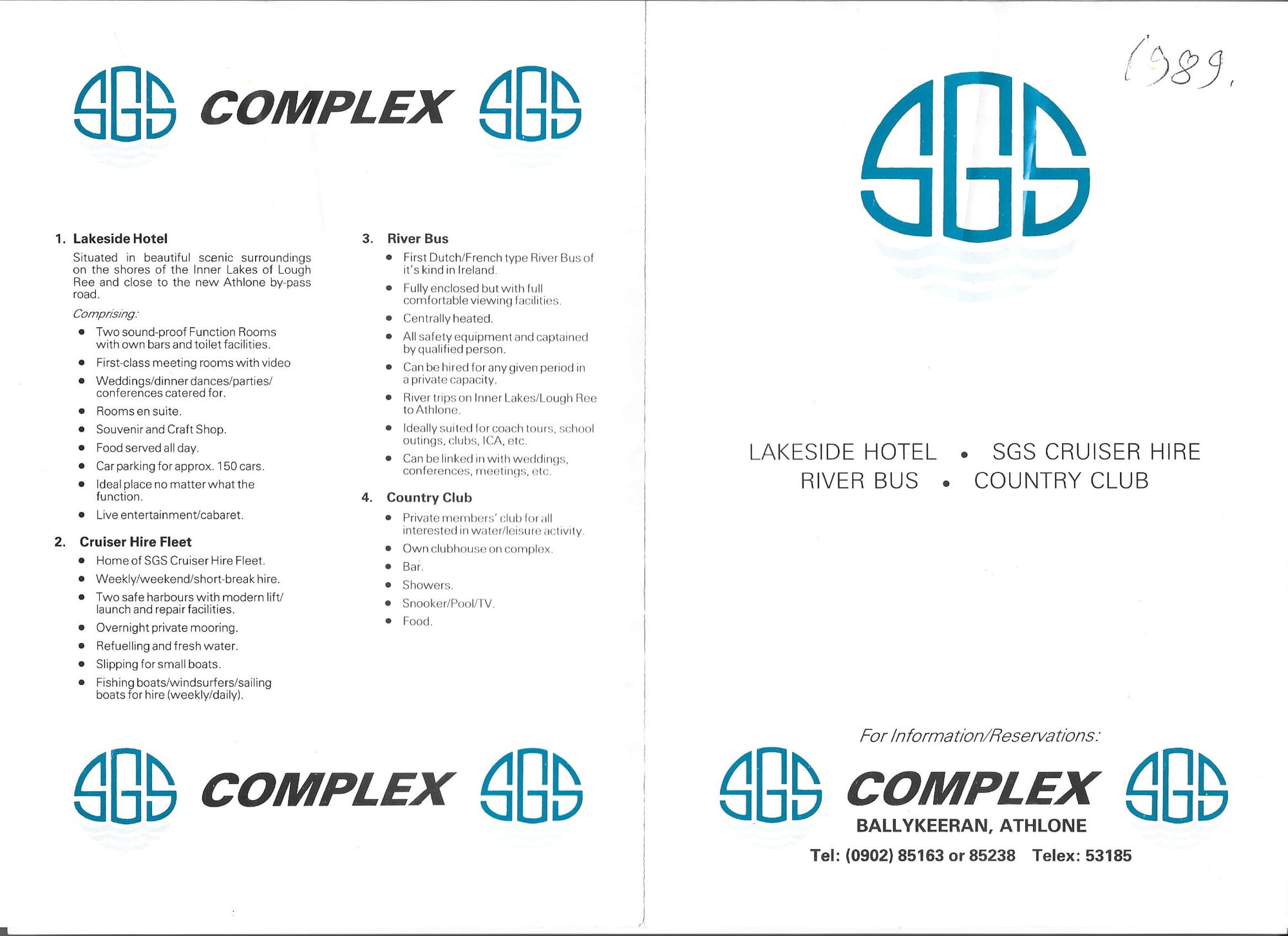 1989 SGS Ballykeeran brochure