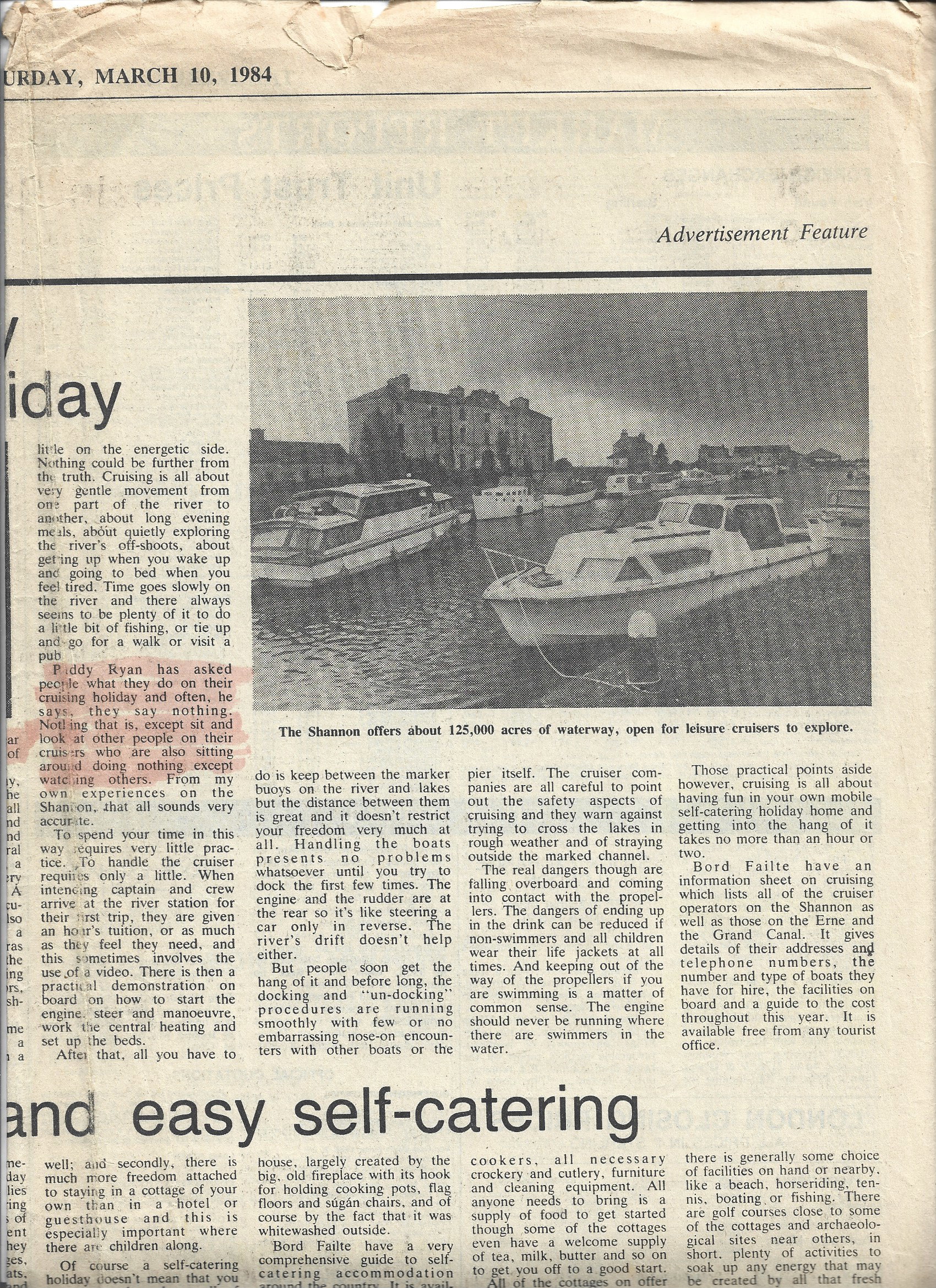 1984 Irish Times sheet.2