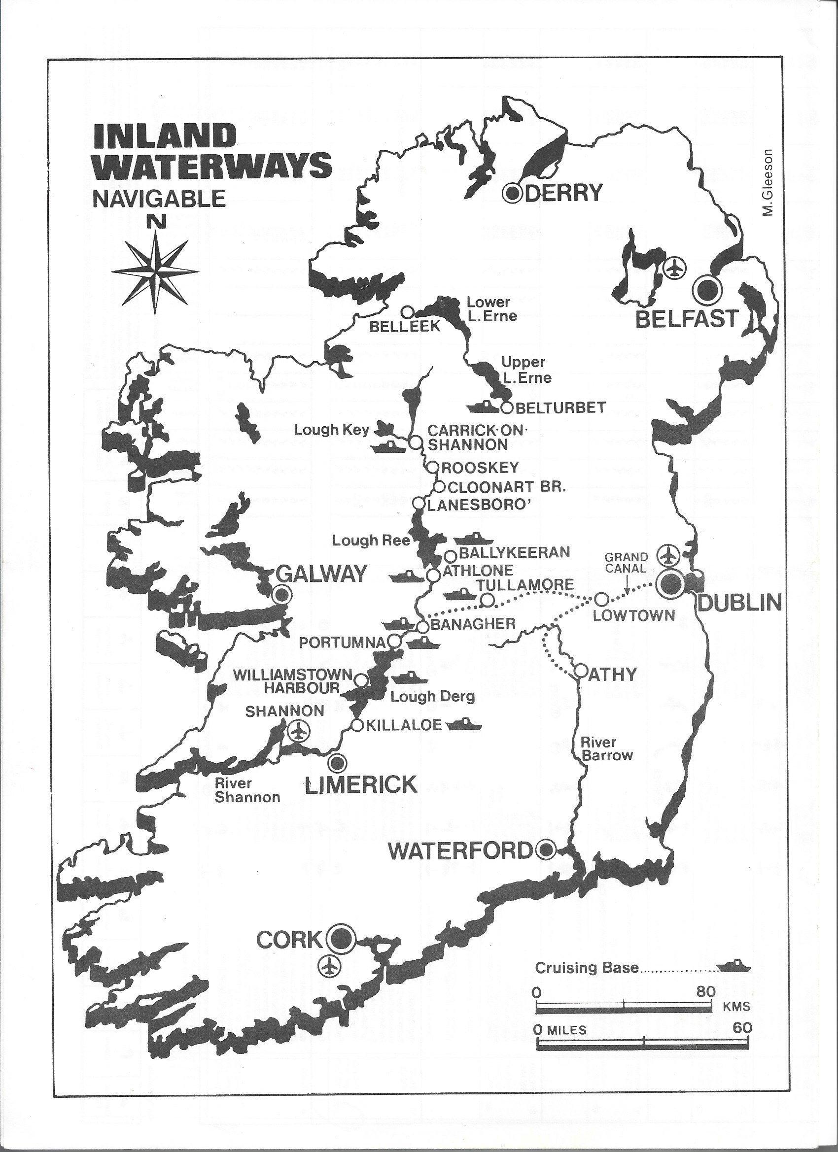 1986 Bord Failte Inland Waterways brochure