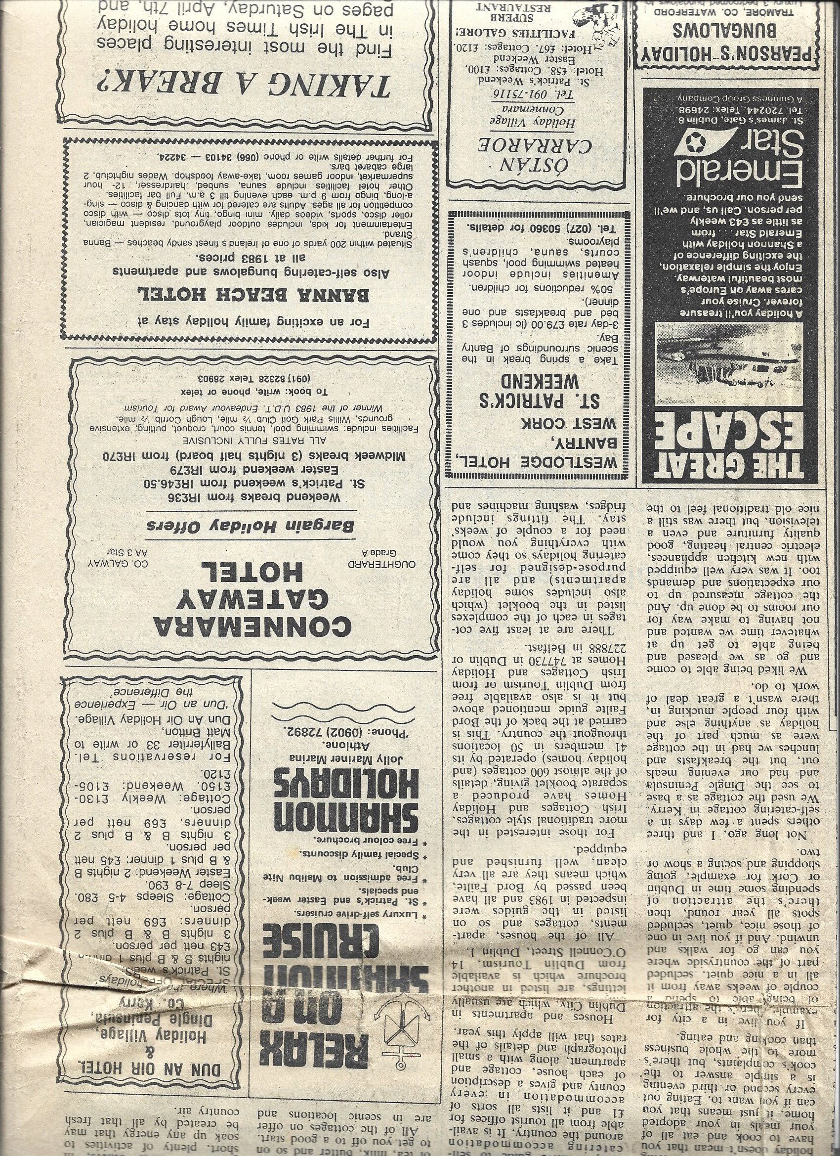 1984 Irish Times sheet.3