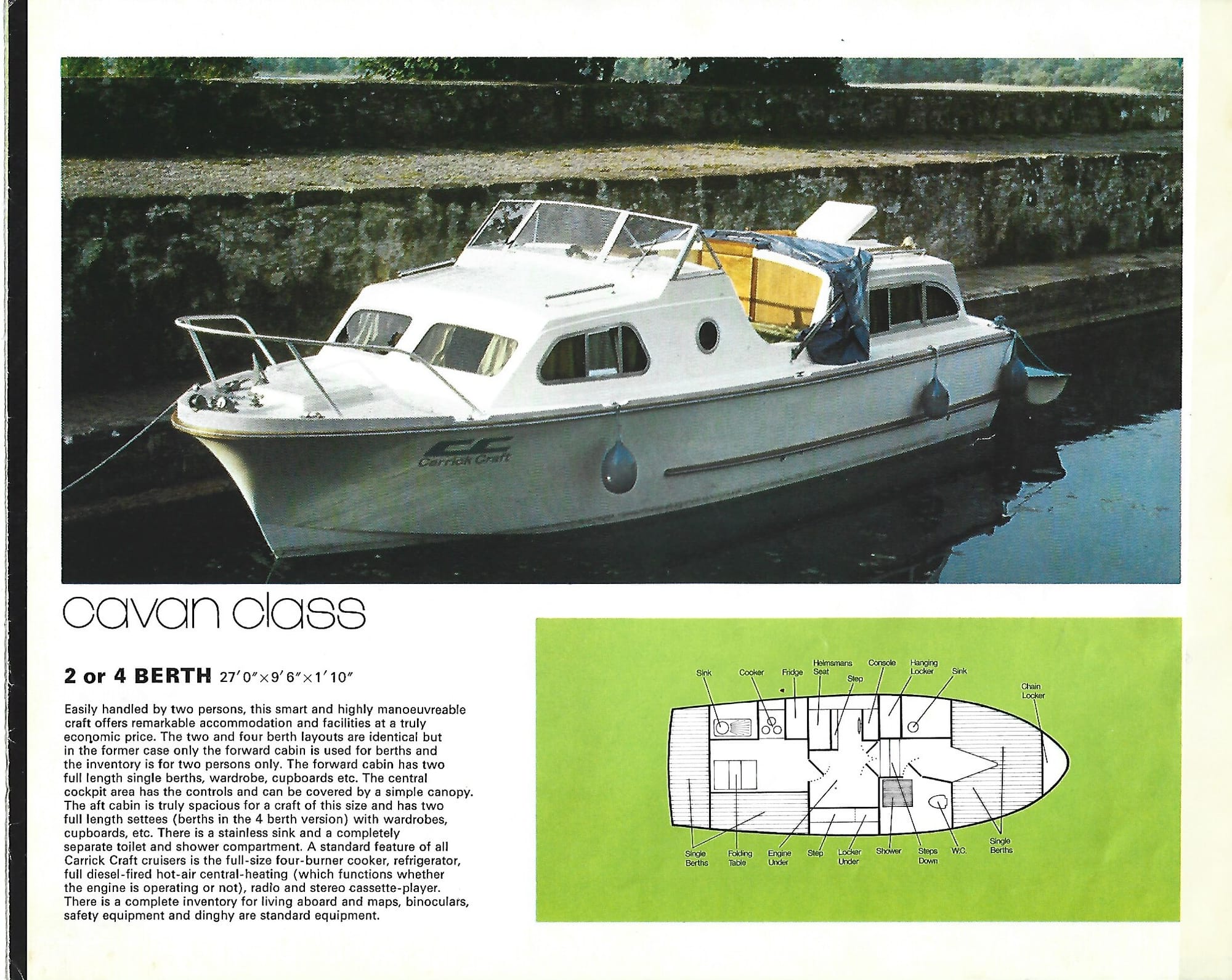 Carrick Craft brochure