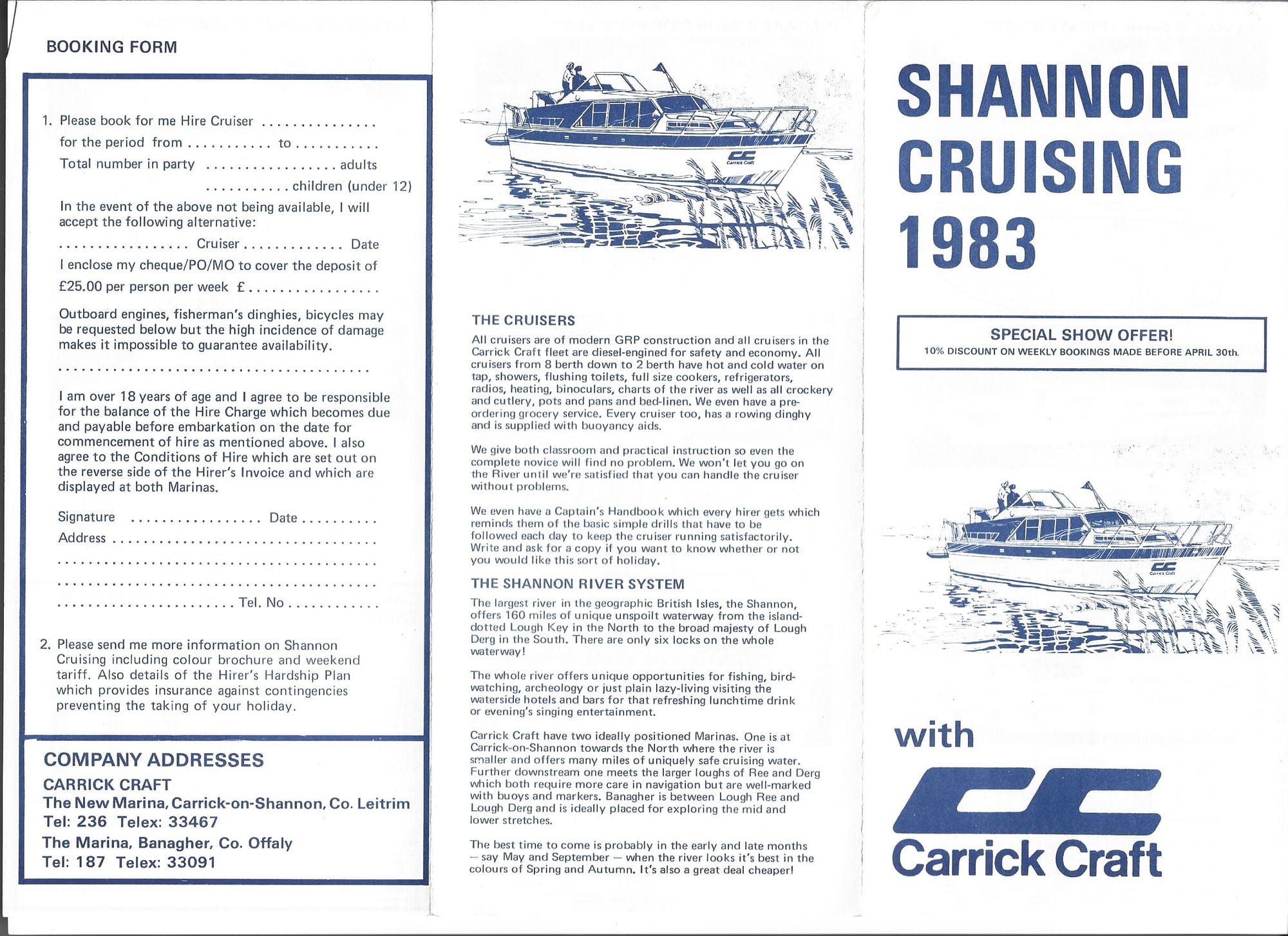 1983 Carrick Craft brochure