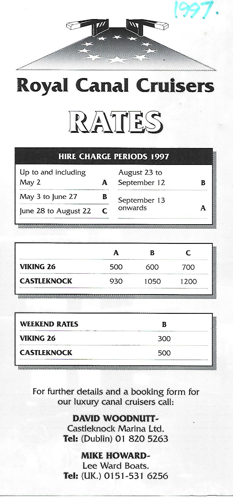 1997 Royal Canal Cruisers Prices