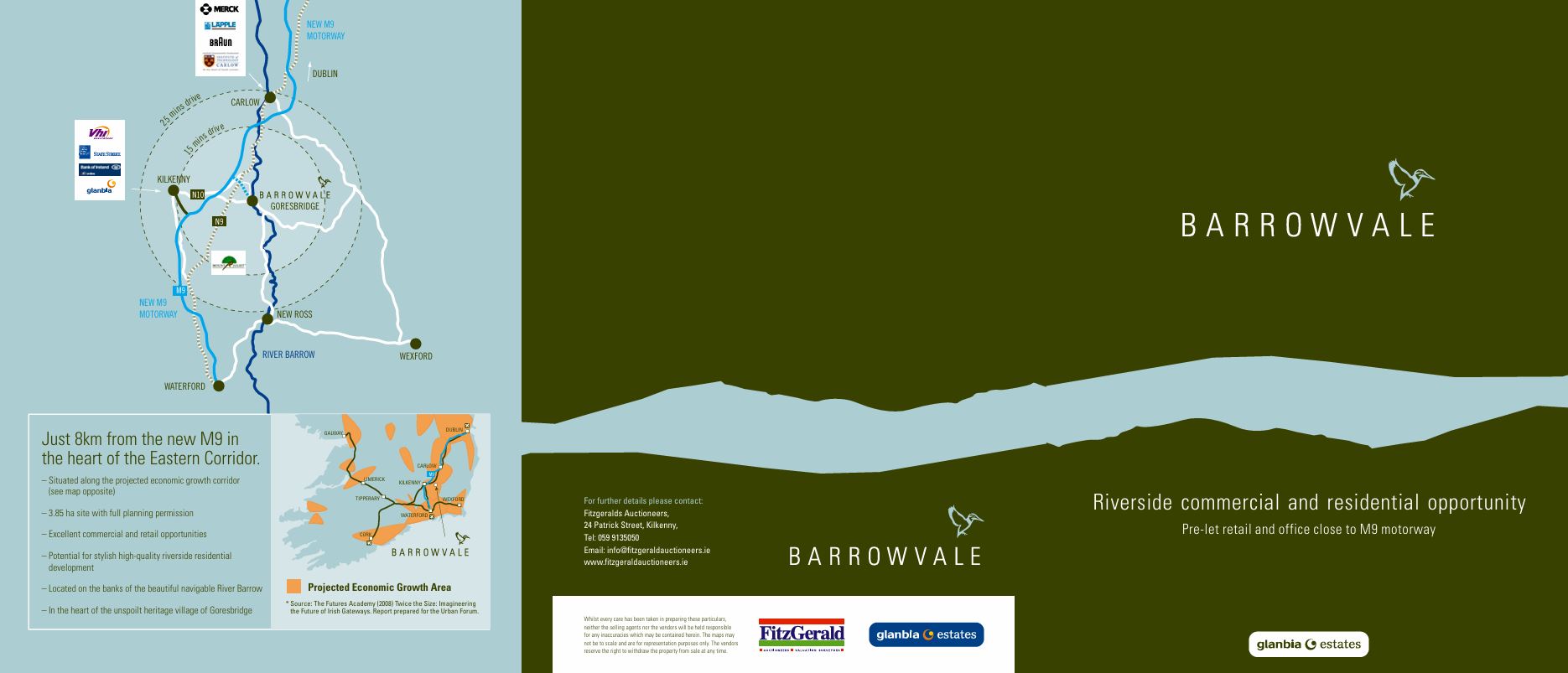 2011 05 River Barrow Goresbridge, proposed riverside Barrowvale development