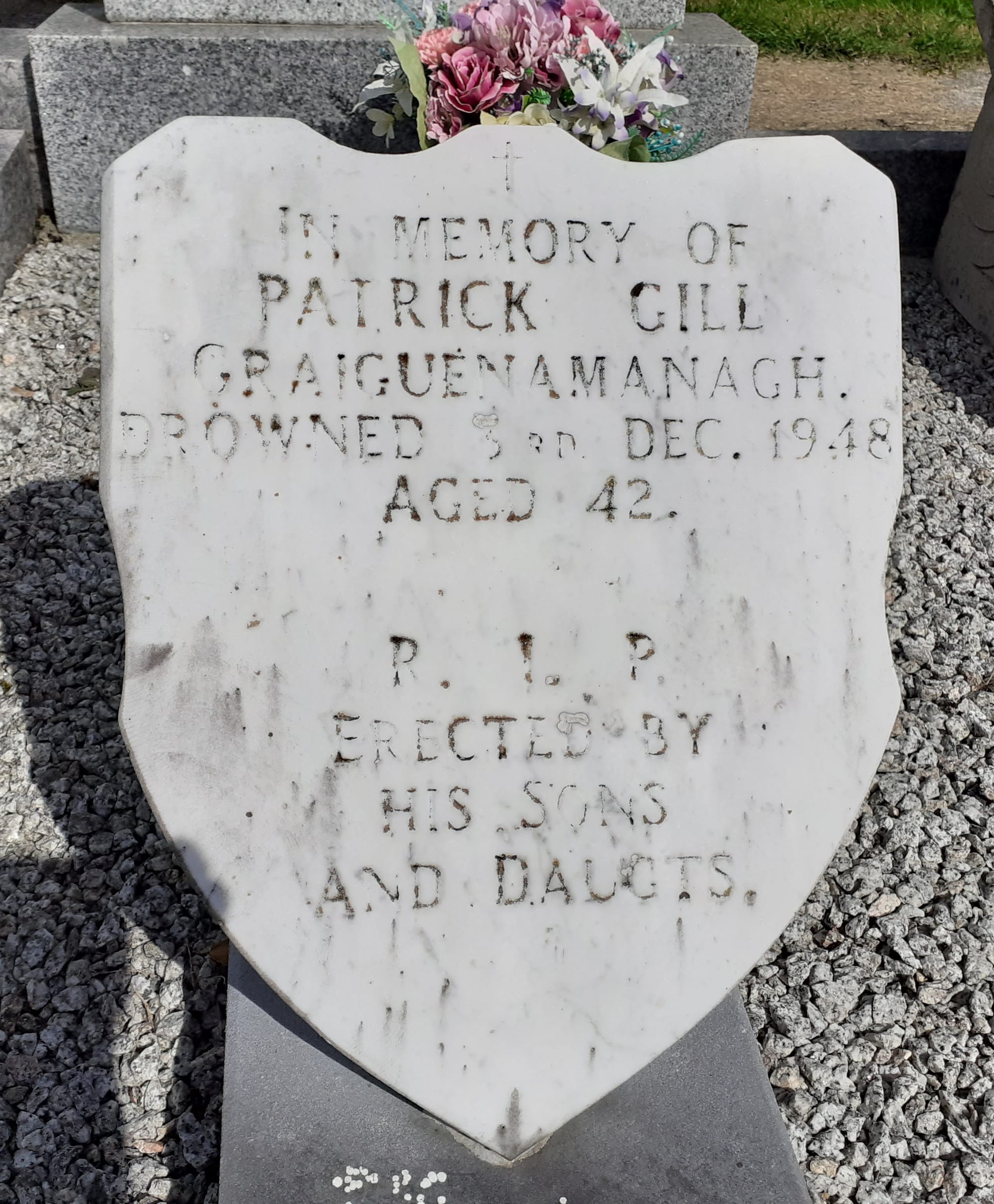 2020 08 23rd River Barrow Goresbridge bargeman Patrick Gill drowned off 78M at Ticknevin on Dec.1948