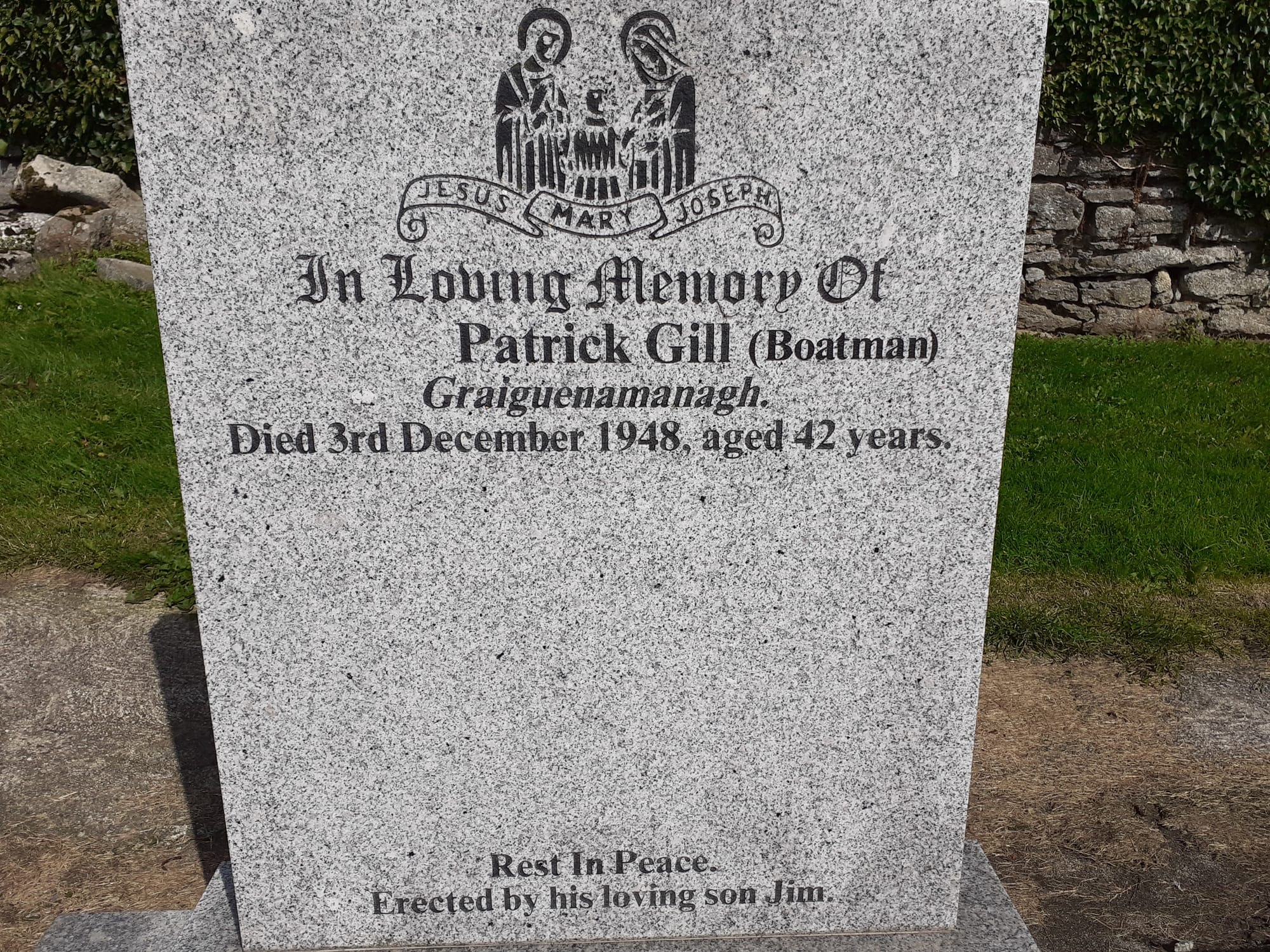 2020 08 23rd River Barrow Tinnahinch Boatmans Memorial